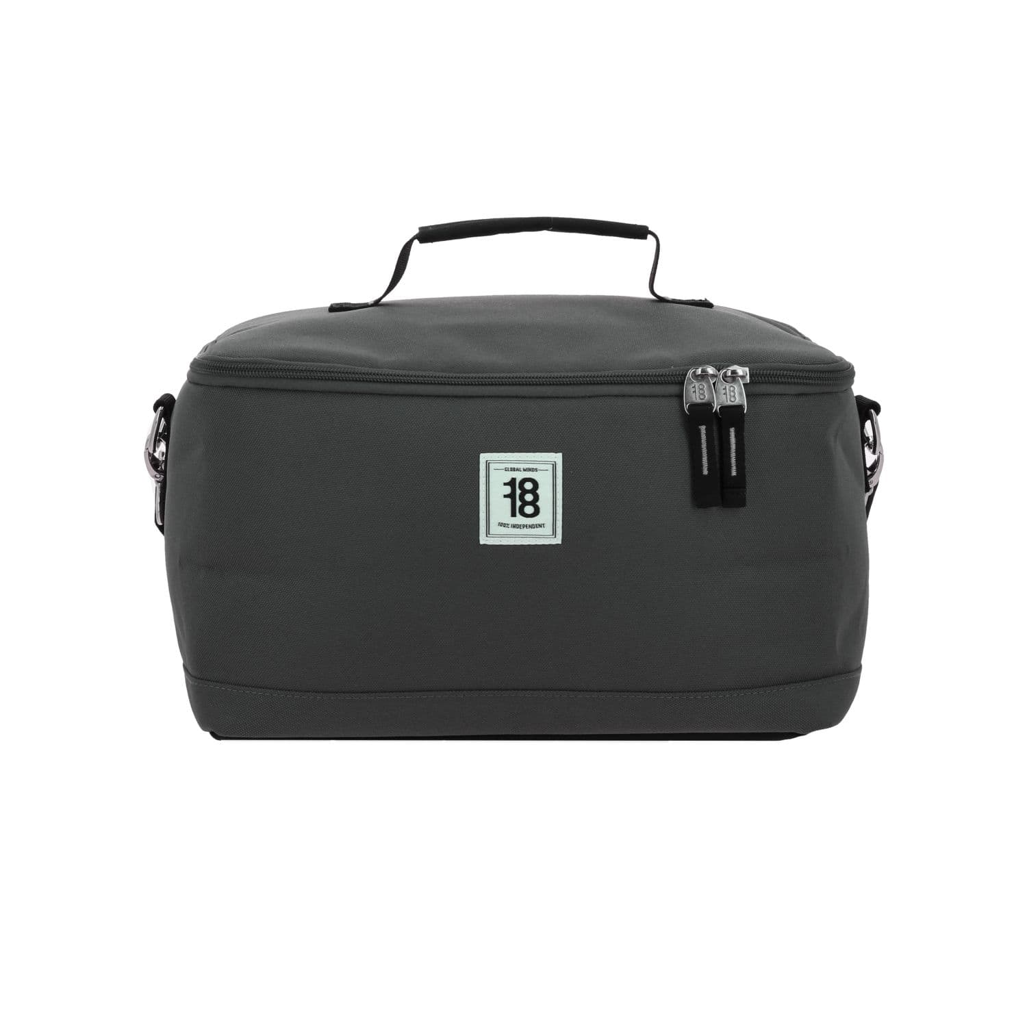 Lonchera escolar térmica 1818 by Chenson gris con amplio compartimento