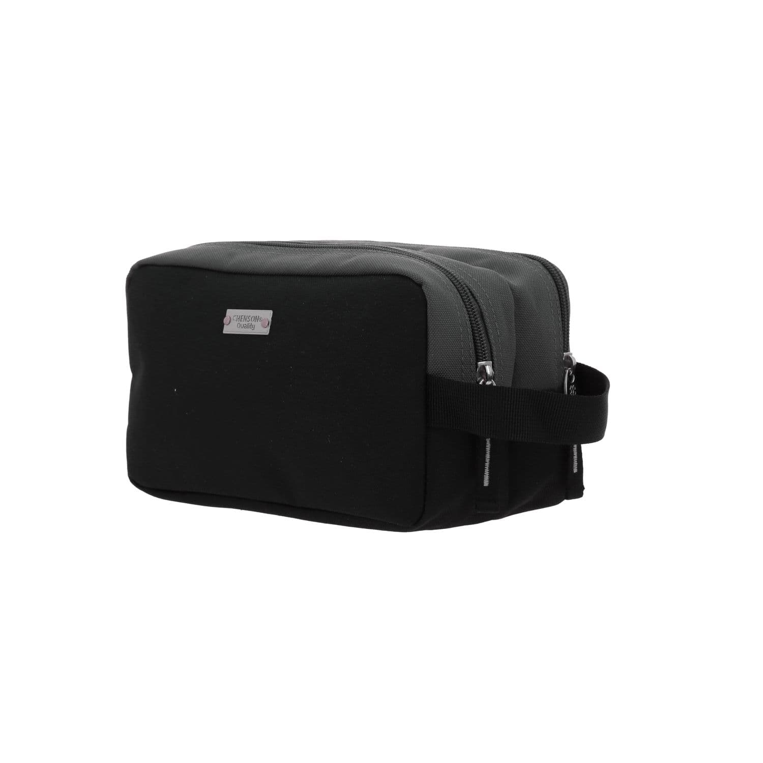 Lapicera escolar 1818 by Chenson gris con doble compartimento 5