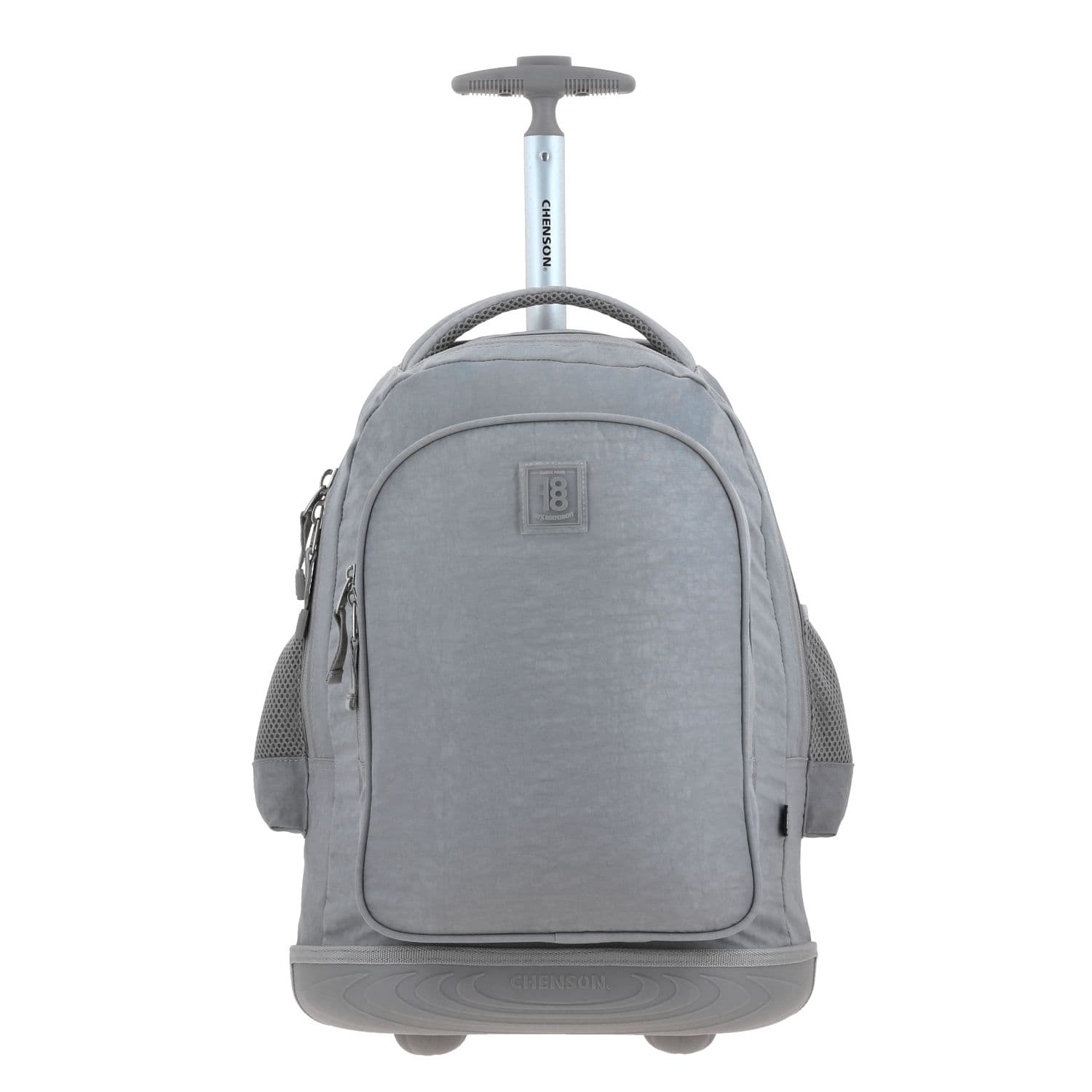 Mochila con Ruedas 1818 by Chenson Gris para Jóvenes - Funcional y Estilosa