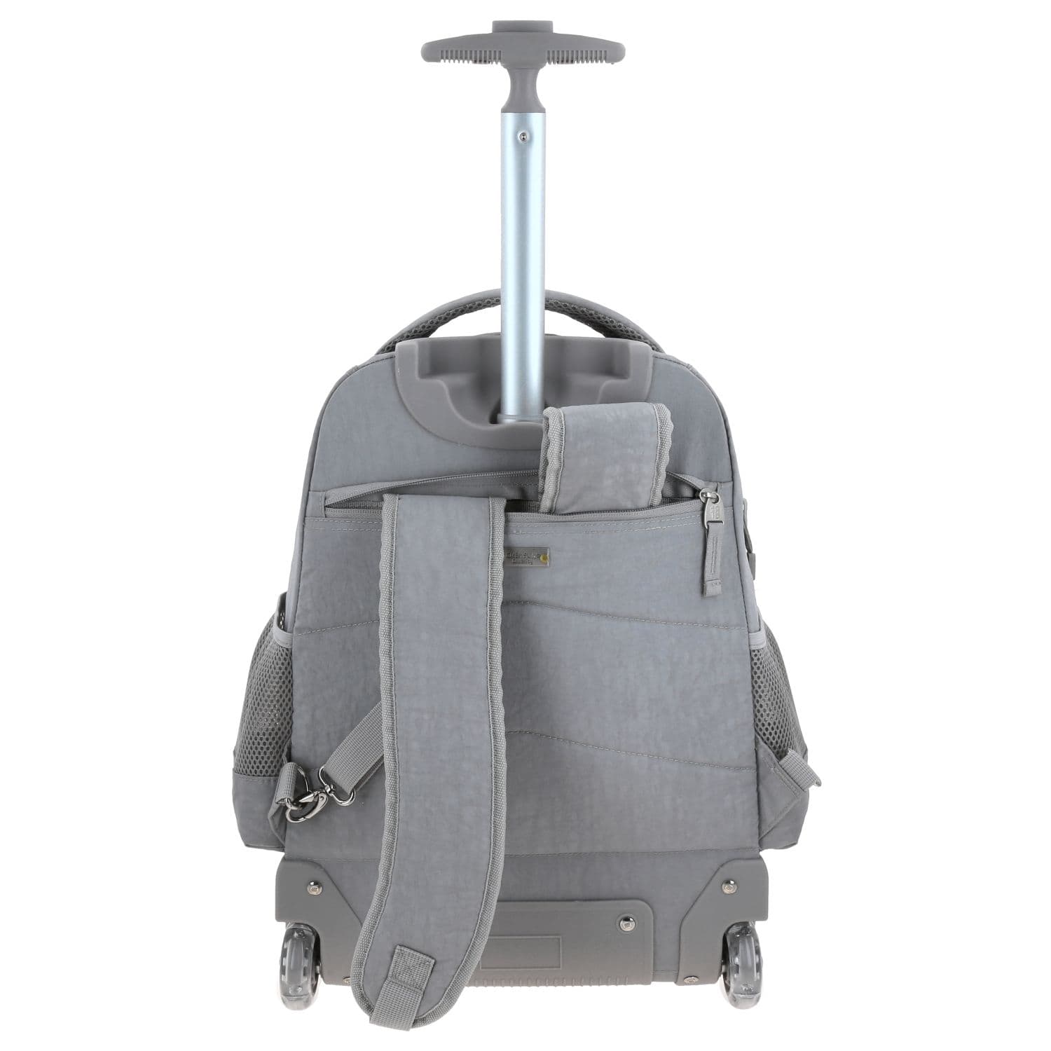 Mochila con Ruedas 1818 by Chenson Gris para Jóvenes - Funcional y Estilosa 4