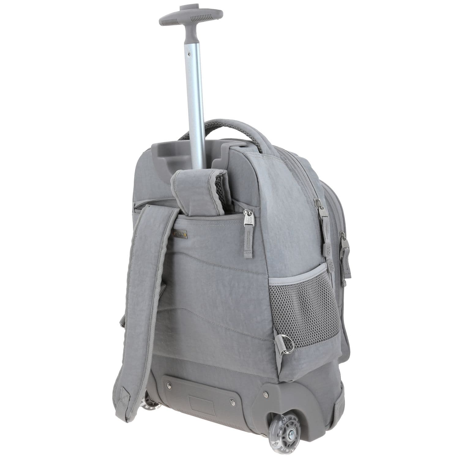 Mochila con Ruedas 1818 by Chenson Gris para Jóvenes - Funcional y Estilosa 5