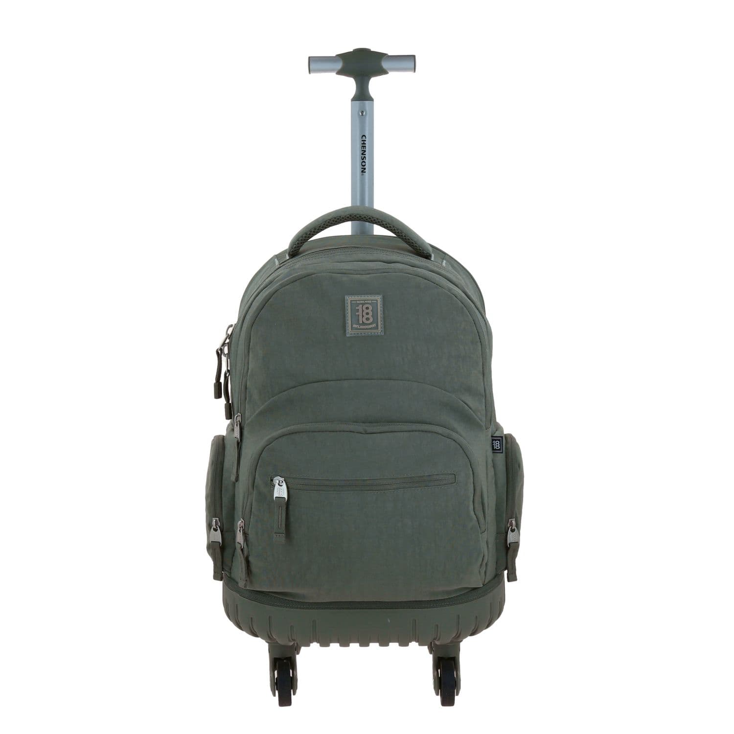 Mochila con Ruedas 1818 by Chenson Verde Seco Juvenil
