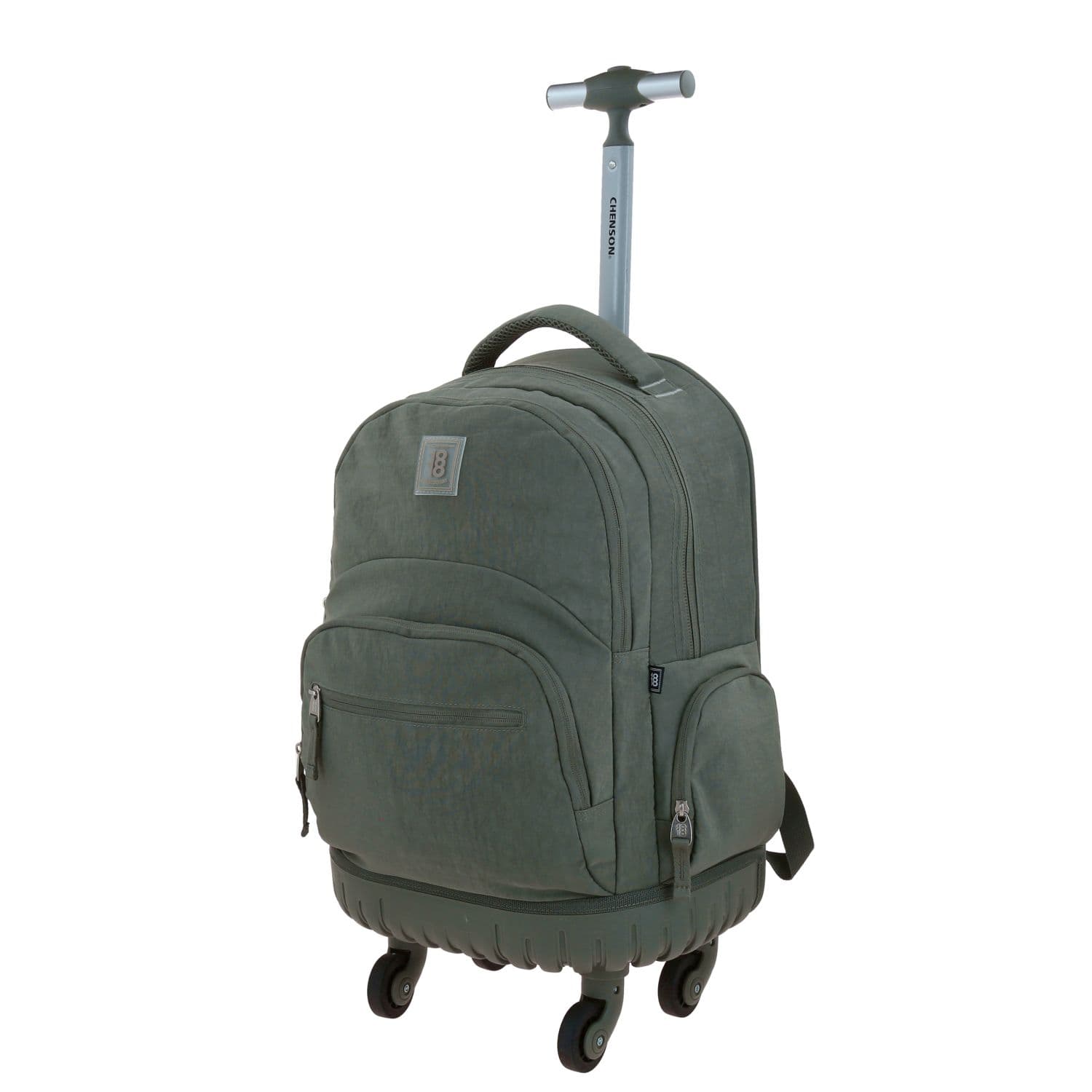 Mochila con Ruedas 1818 by Chenson Verde Seco Juvenil 2