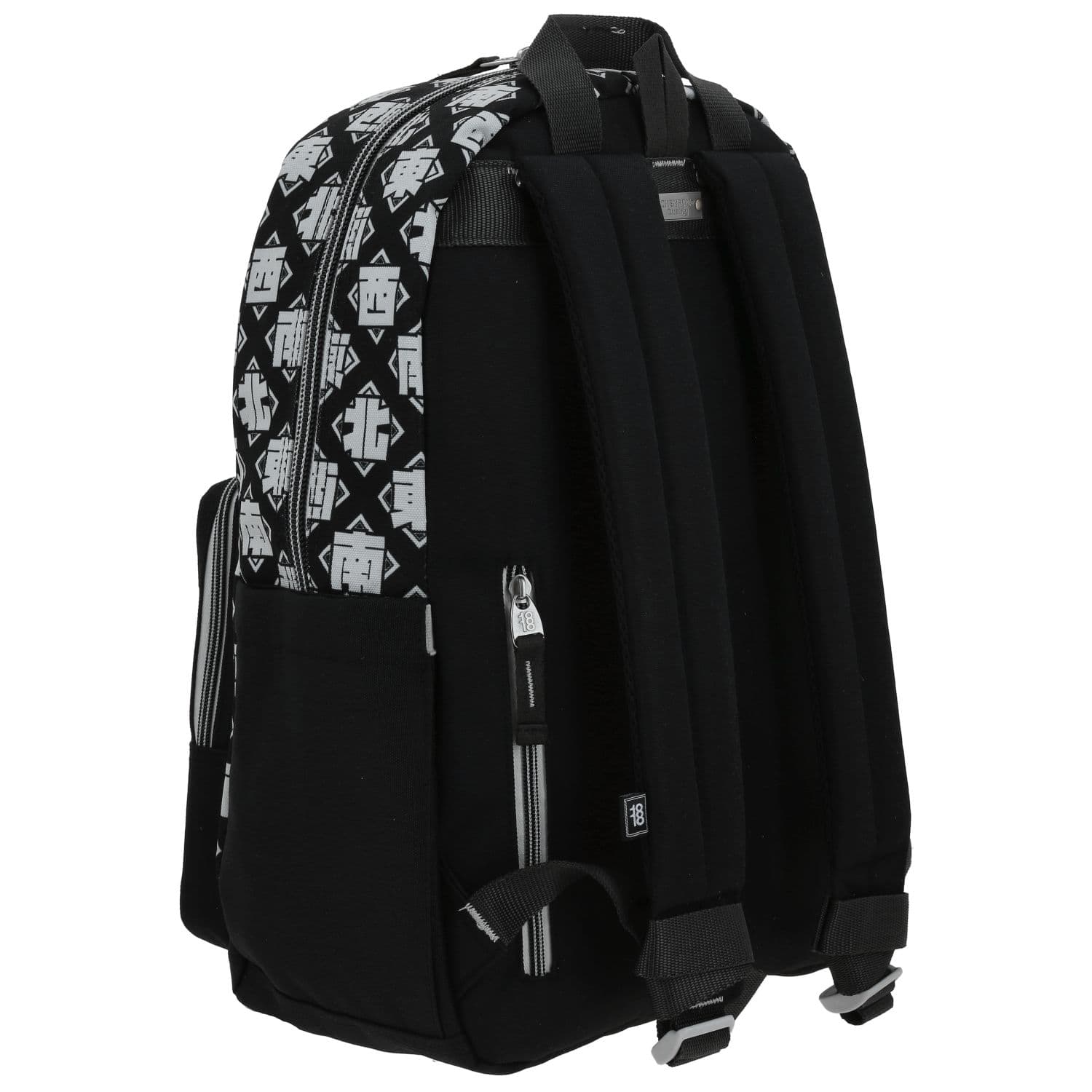 Mochila escolar juvenil 1818 by Chenson negra con amplio compartimento 3