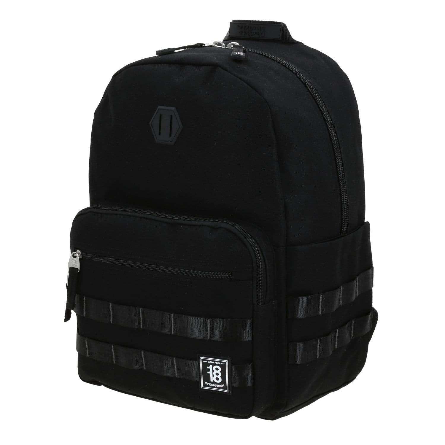 Mochila escolar juvenil 1818 by Chenson negra con gran funcionalidad 2