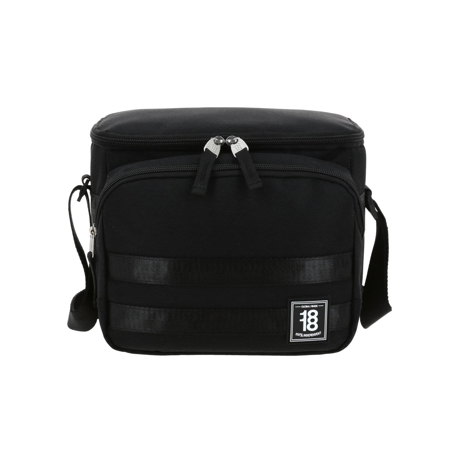 Lonchera escolar térmica 1818 by Chenson negra para jóvenes con estilo