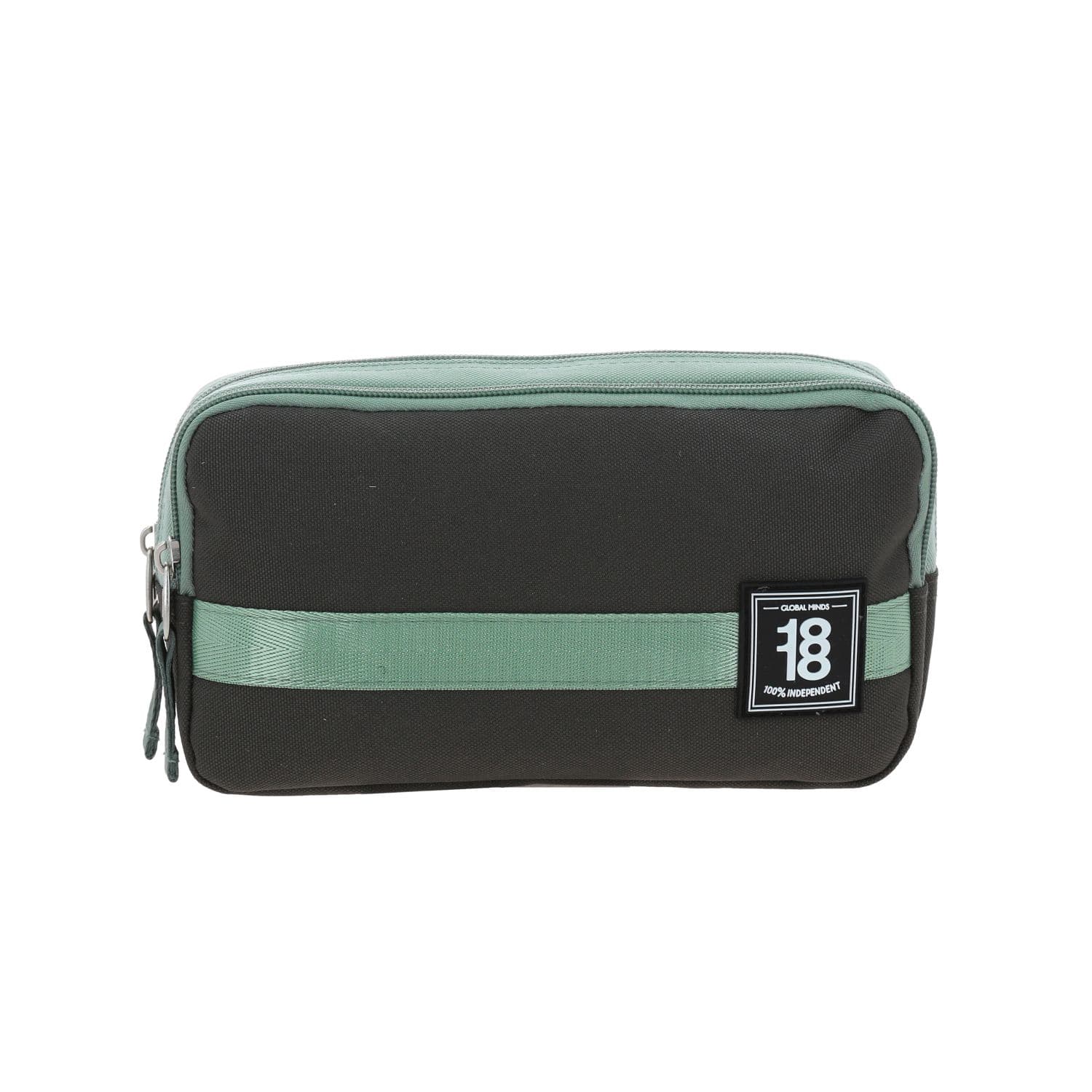 Lapicera escolar gris 1818 by Chenson con doble compartimento