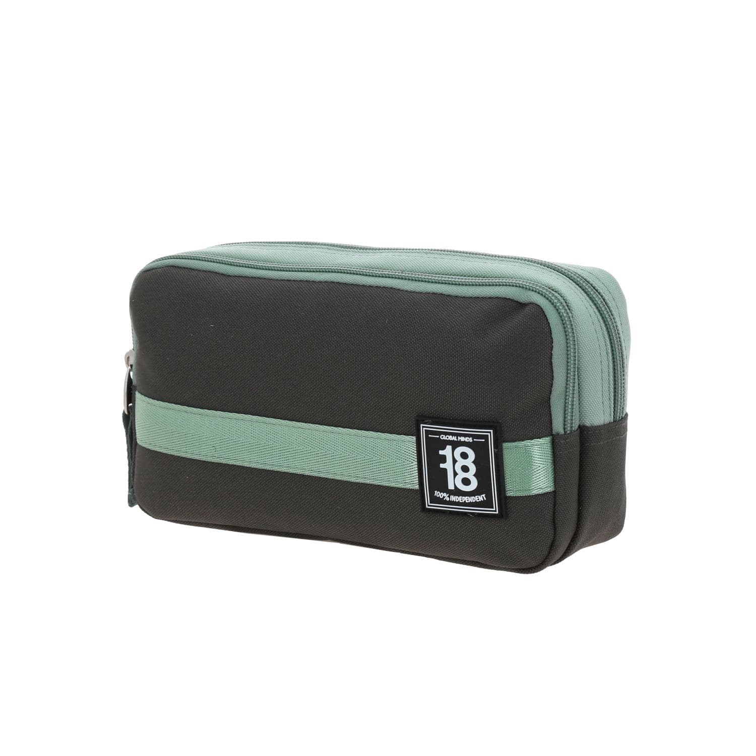 Lapicera escolar gris 1818 by Chenson con doble compartimento 2