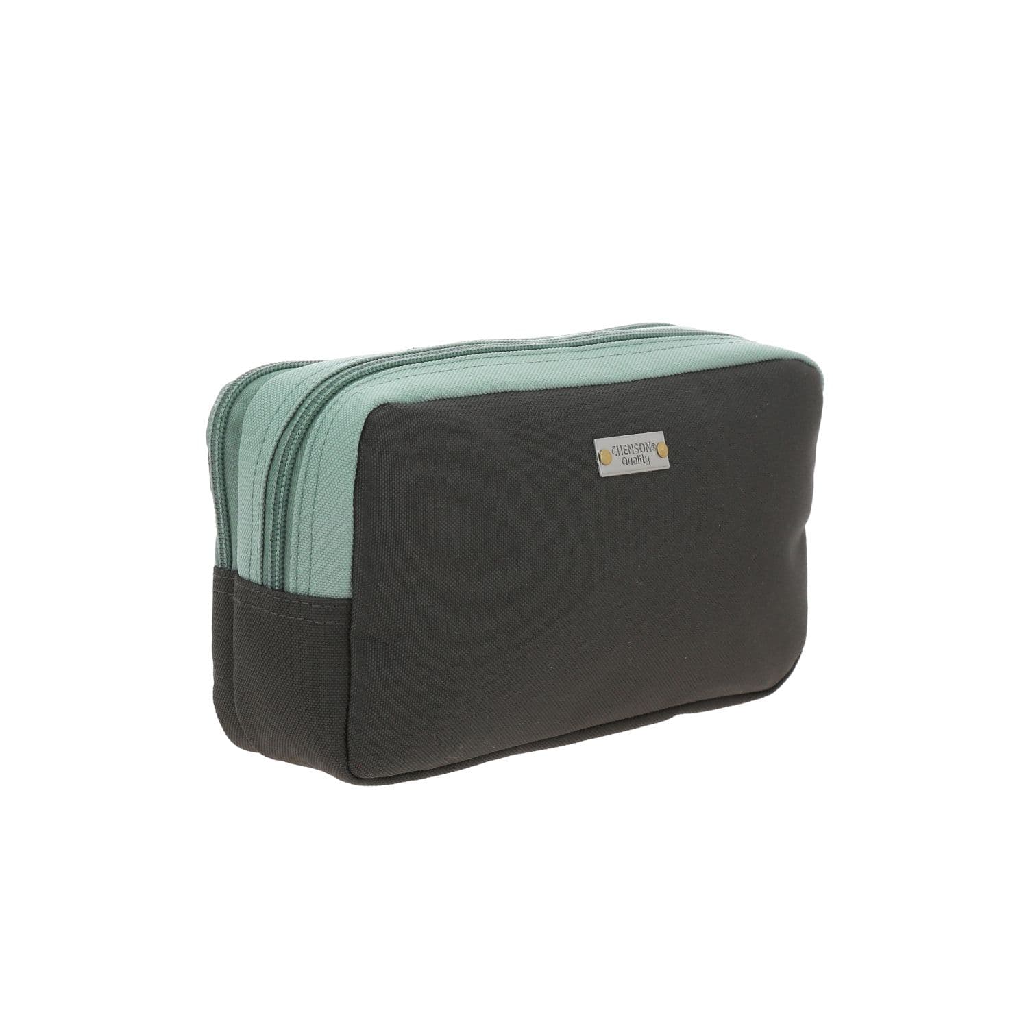 Lapicera escolar gris 1818 by Chenson con doble compartimento 3