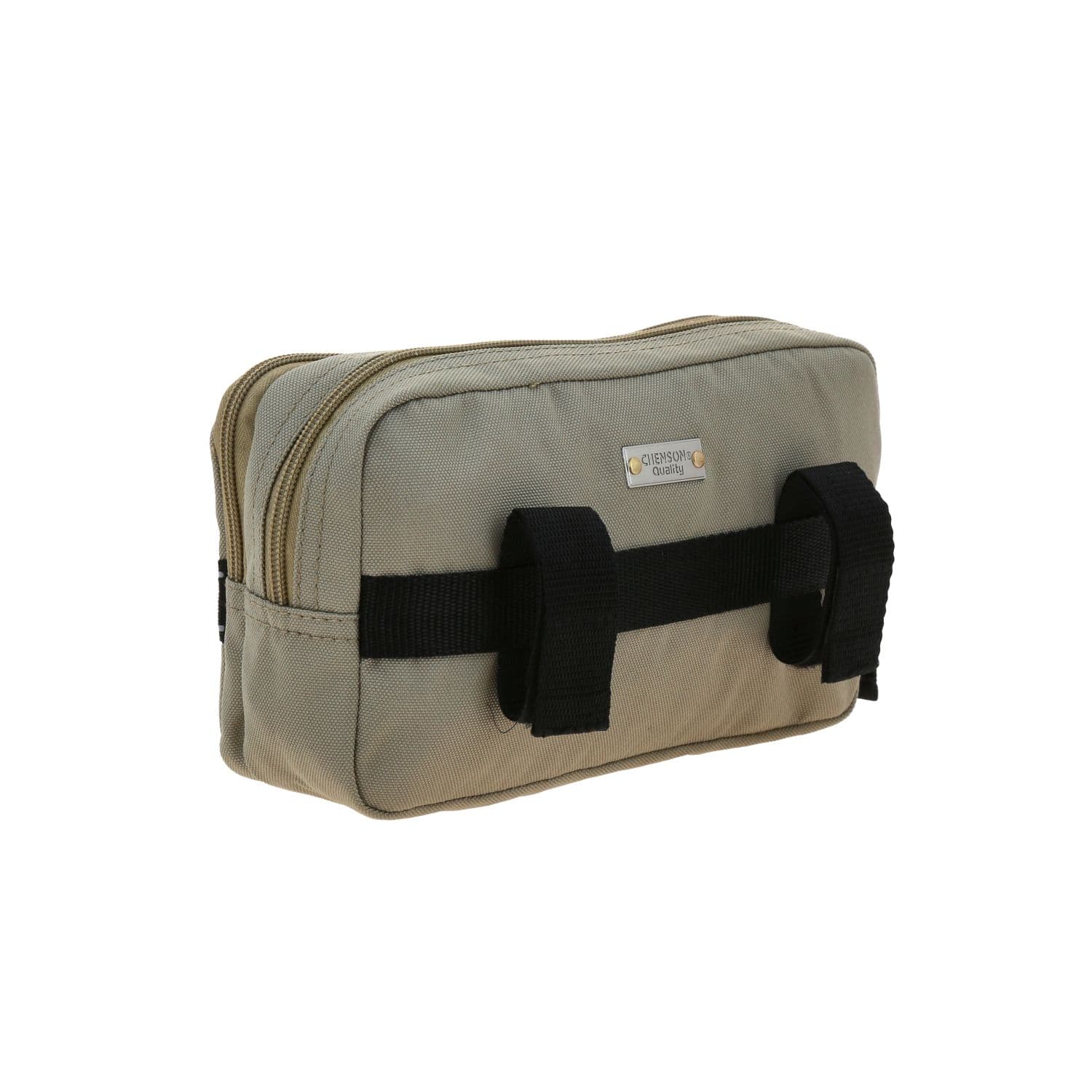 Lapicera escolar 1818 by Chenson gris con doble compartimento 3