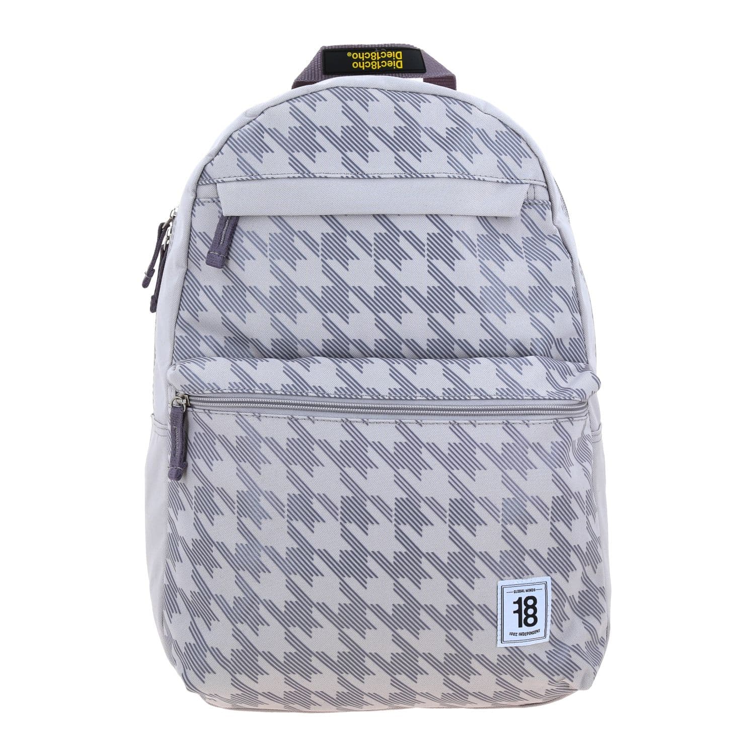 Mochila escolar juvenil 1818 by Chenson Gris con amplio compartimento