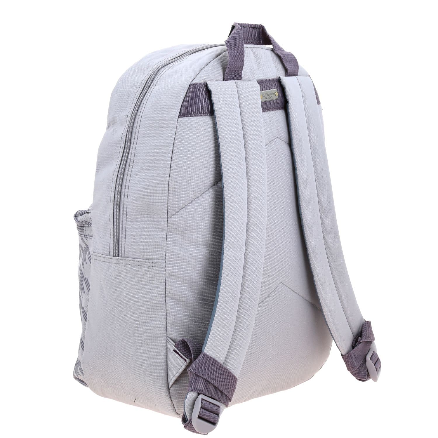 Mochila escolar juvenil 1818 by Chenson Gris con amplio compartimento 3