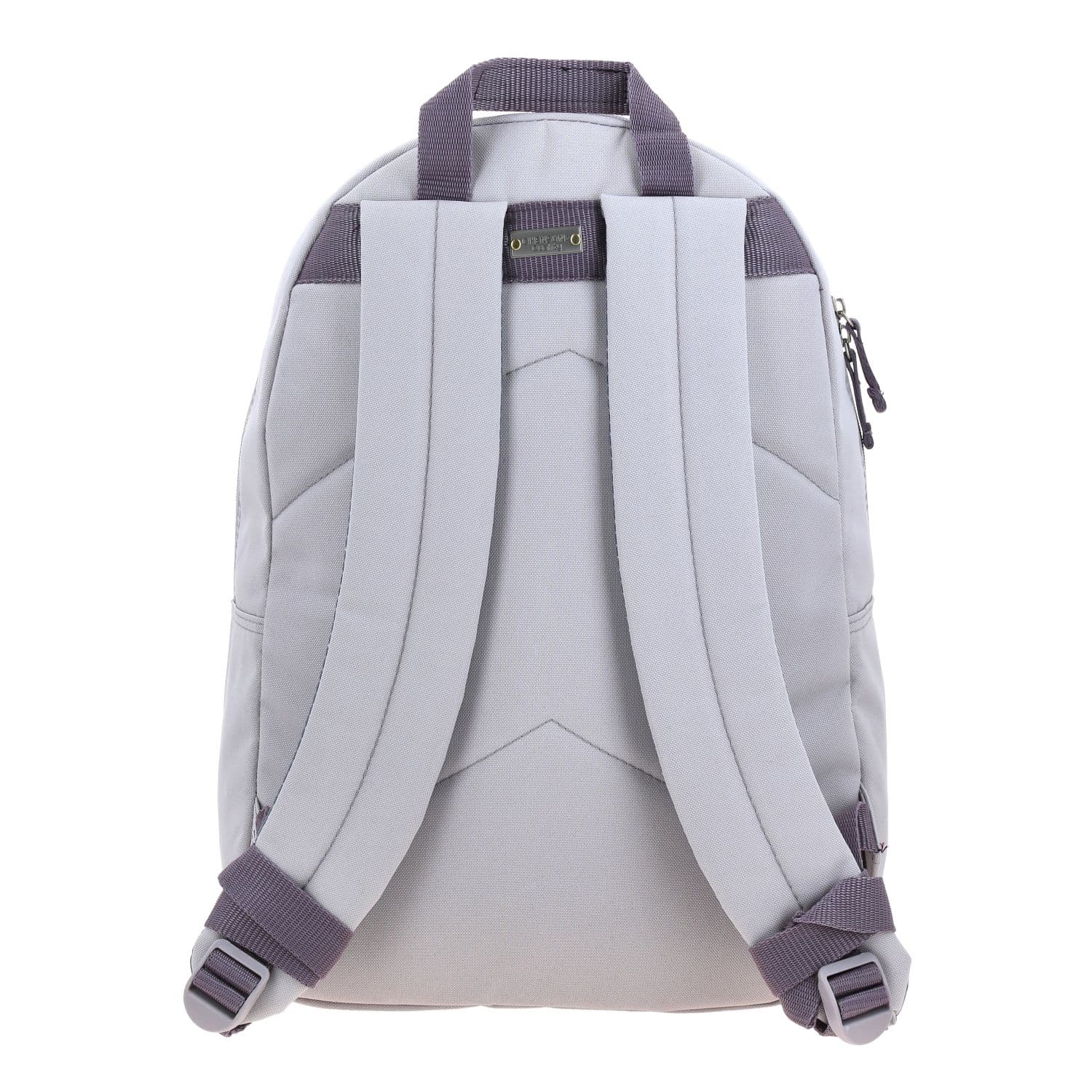 Mochila escolar juvenil 1818 by Chenson Gris con amplio compartimento 4