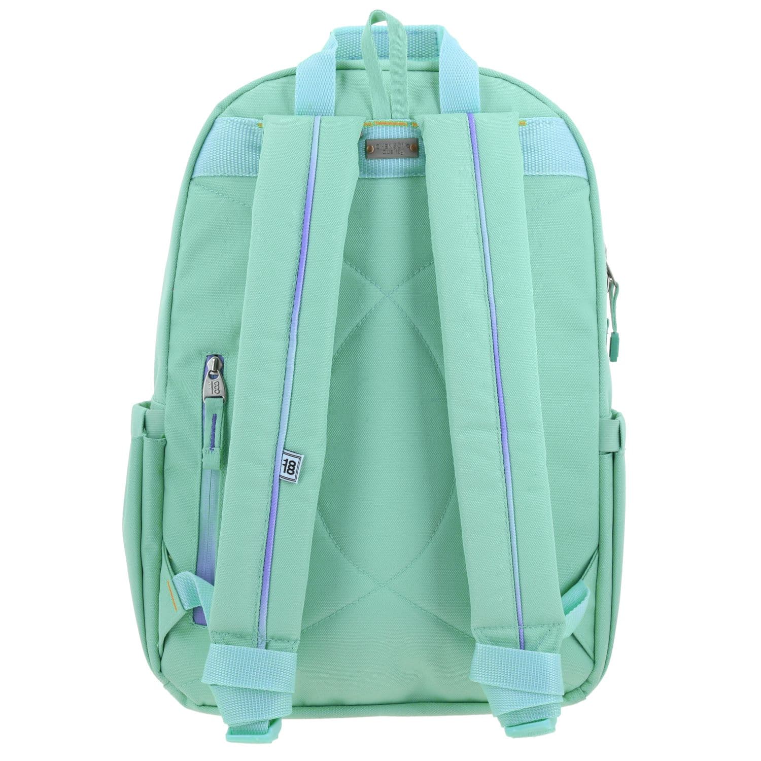 Mochila juvenil turquesa 1818 by Chenson con triple bolsillo frontal 4