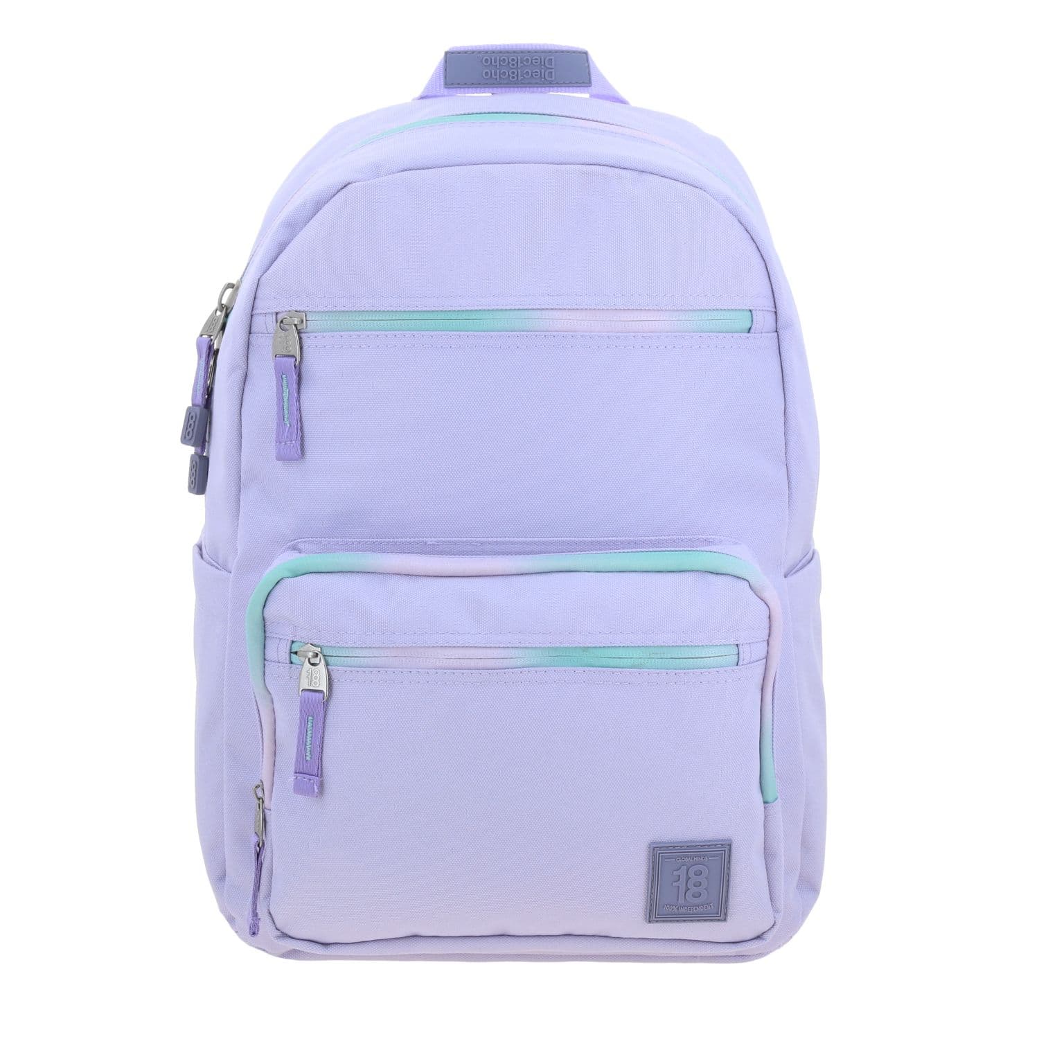 Mochila escolar juvenil 1818 by Chenson color violeta con amplio espacio