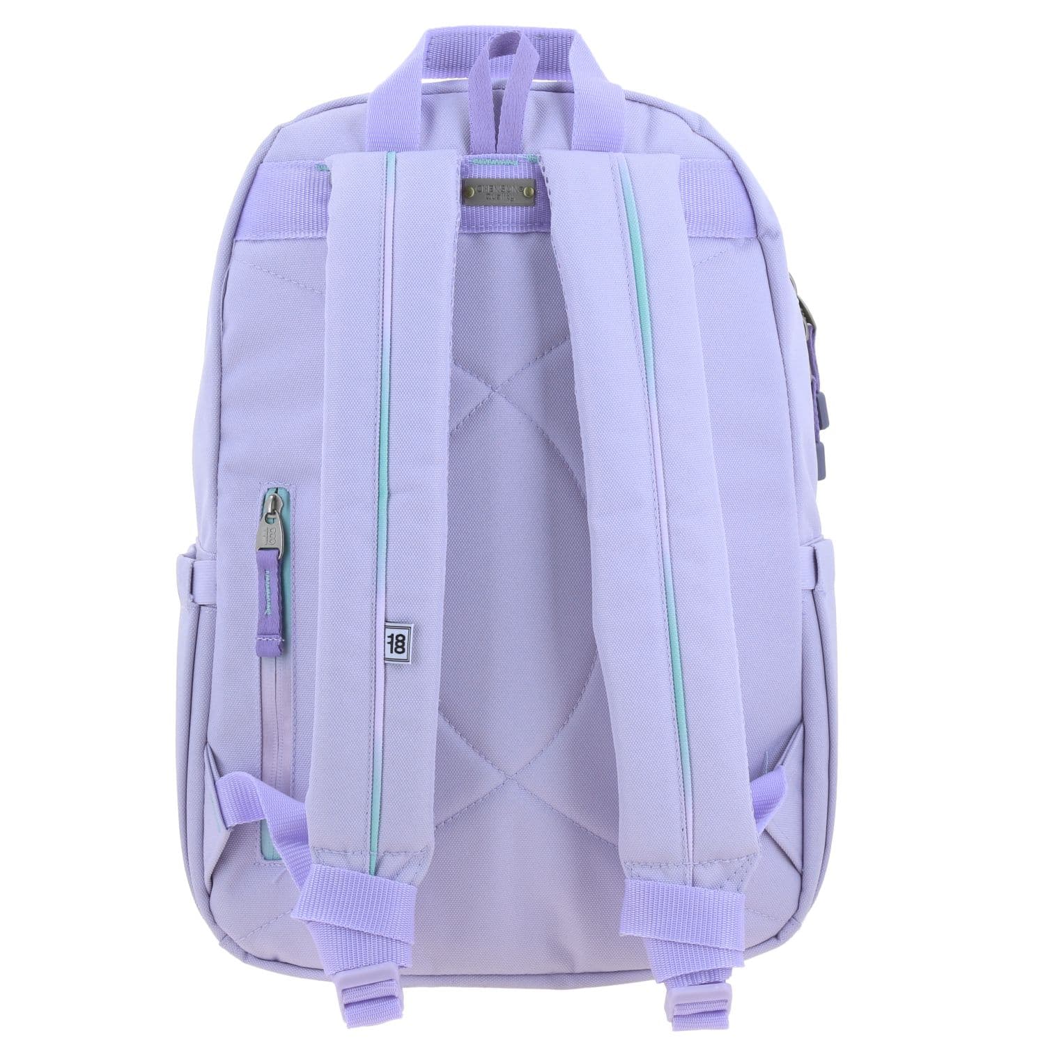 Mochila escolar juvenil 1818 by Chenson color violeta con amplio espacio 4