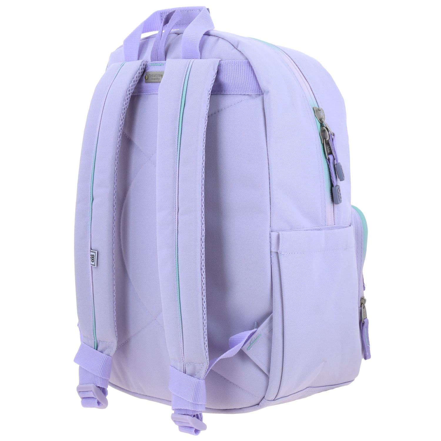 Mochila escolar juvenil 1818 by Chenson color violeta con amplio espacio 5