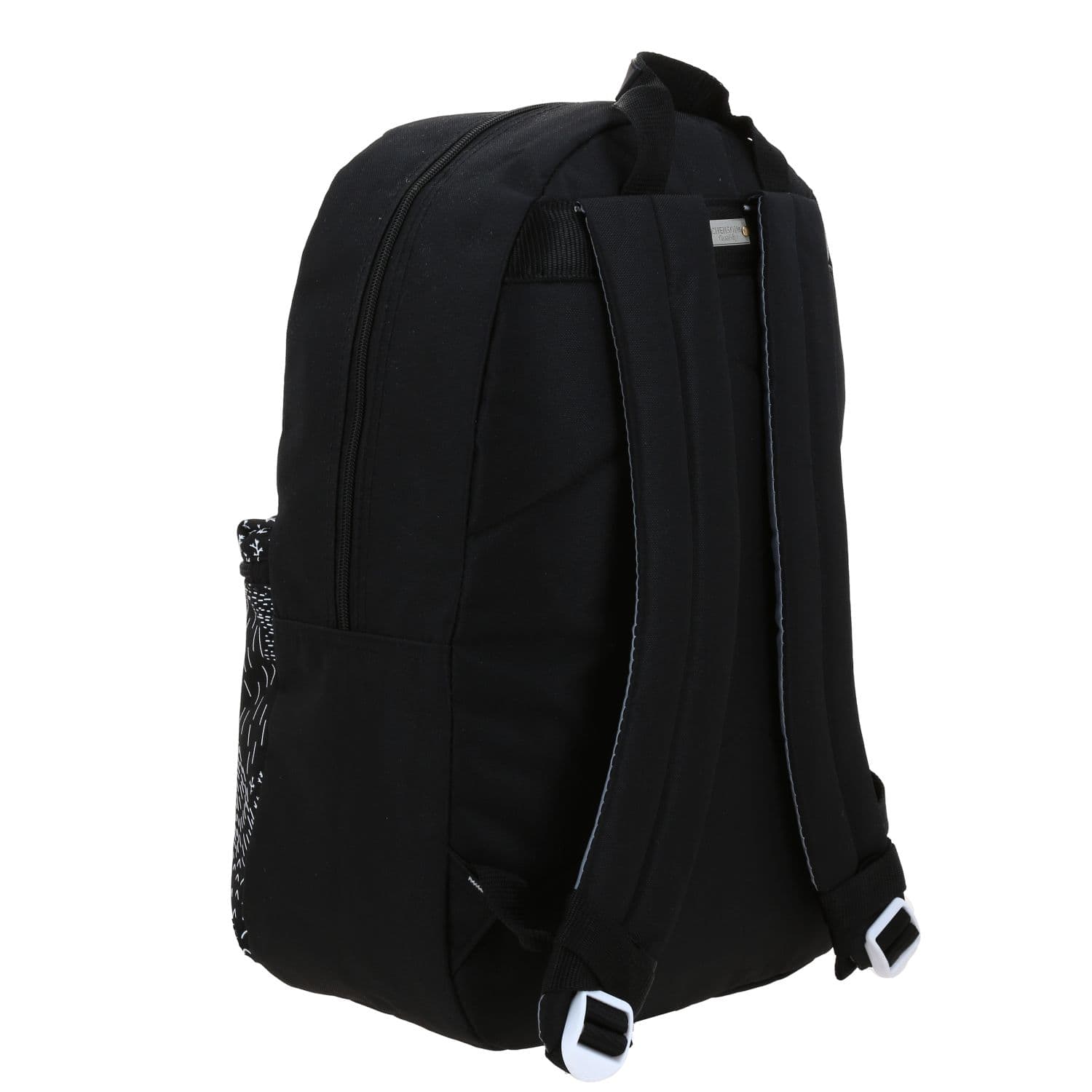 Mochila escolar juvenil 1818 by Chenson negra con amplio compartimento 3