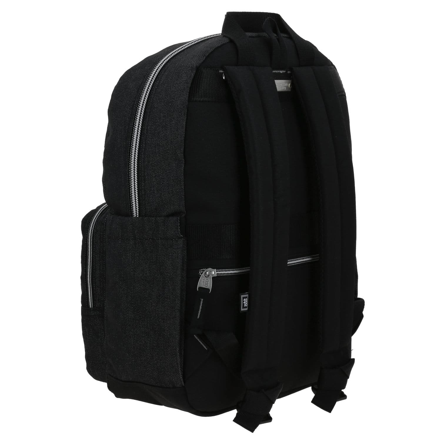 Mochila escolar juvenil 1818 by Chenson negra con diseño funcional 3