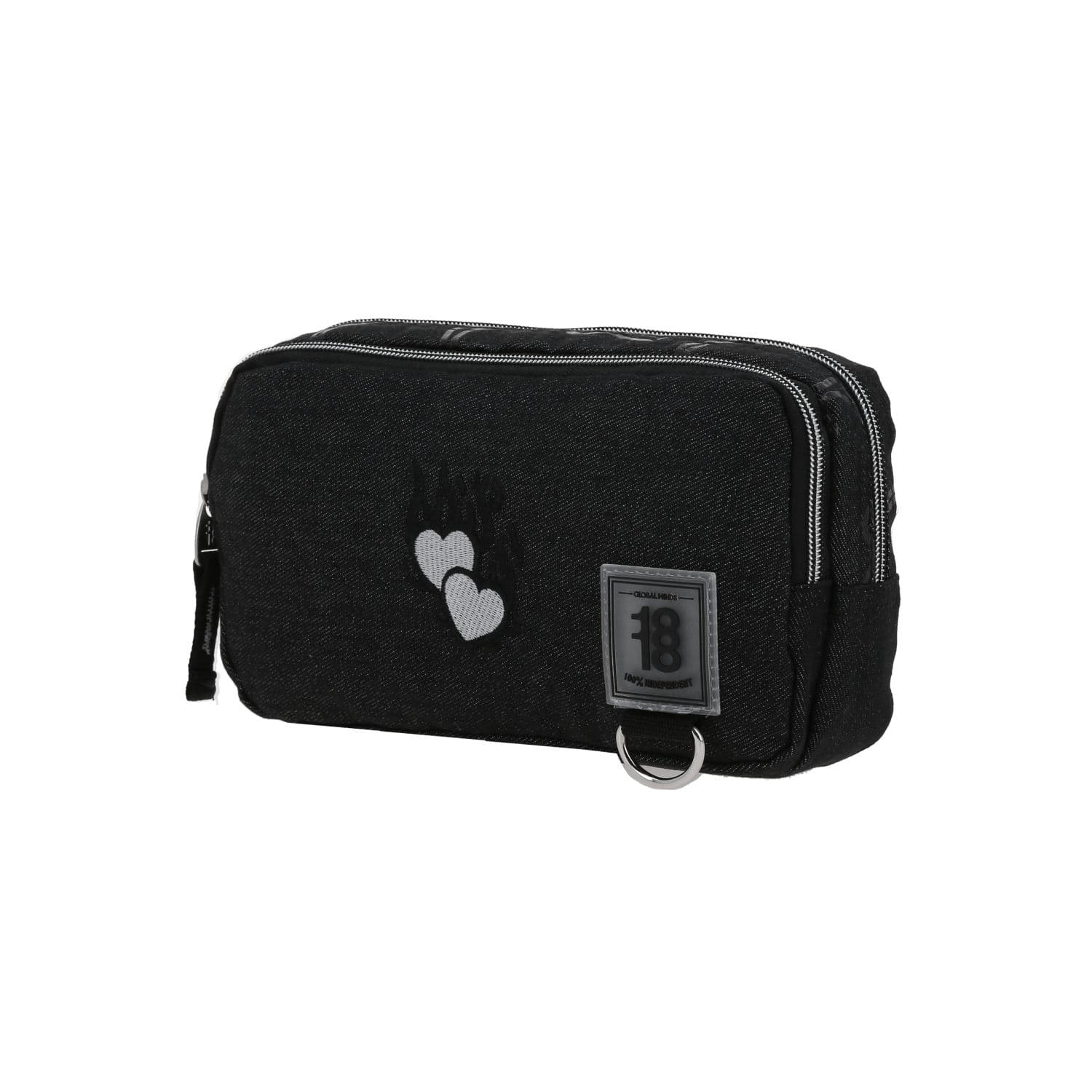 Lapicera escolar 1818 by Chenson color negro con doble compartimento 2