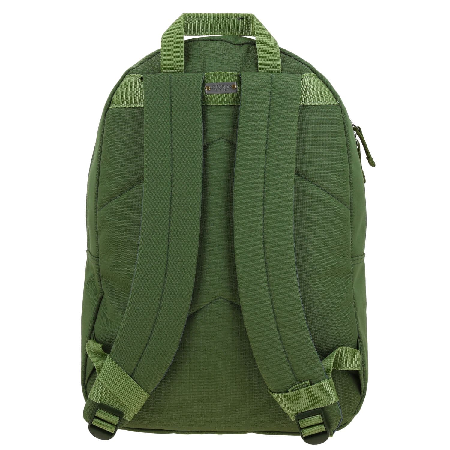 Mochila escolar juvenil 1818 by Chenson verde seco con amplio compartimento 4