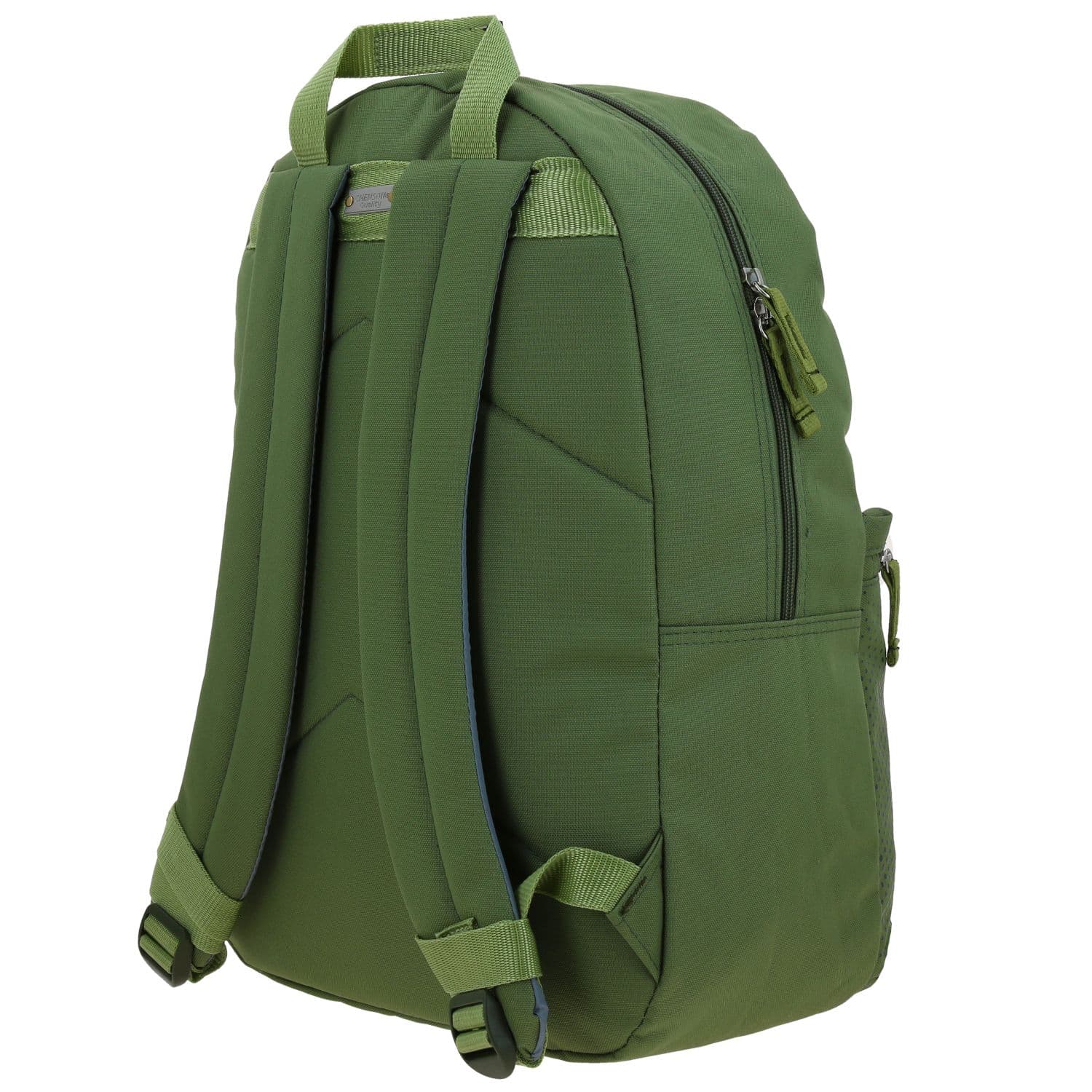 Mochila escolar juvenil 1818 by Chenson verde seco con amplio compartimento 5