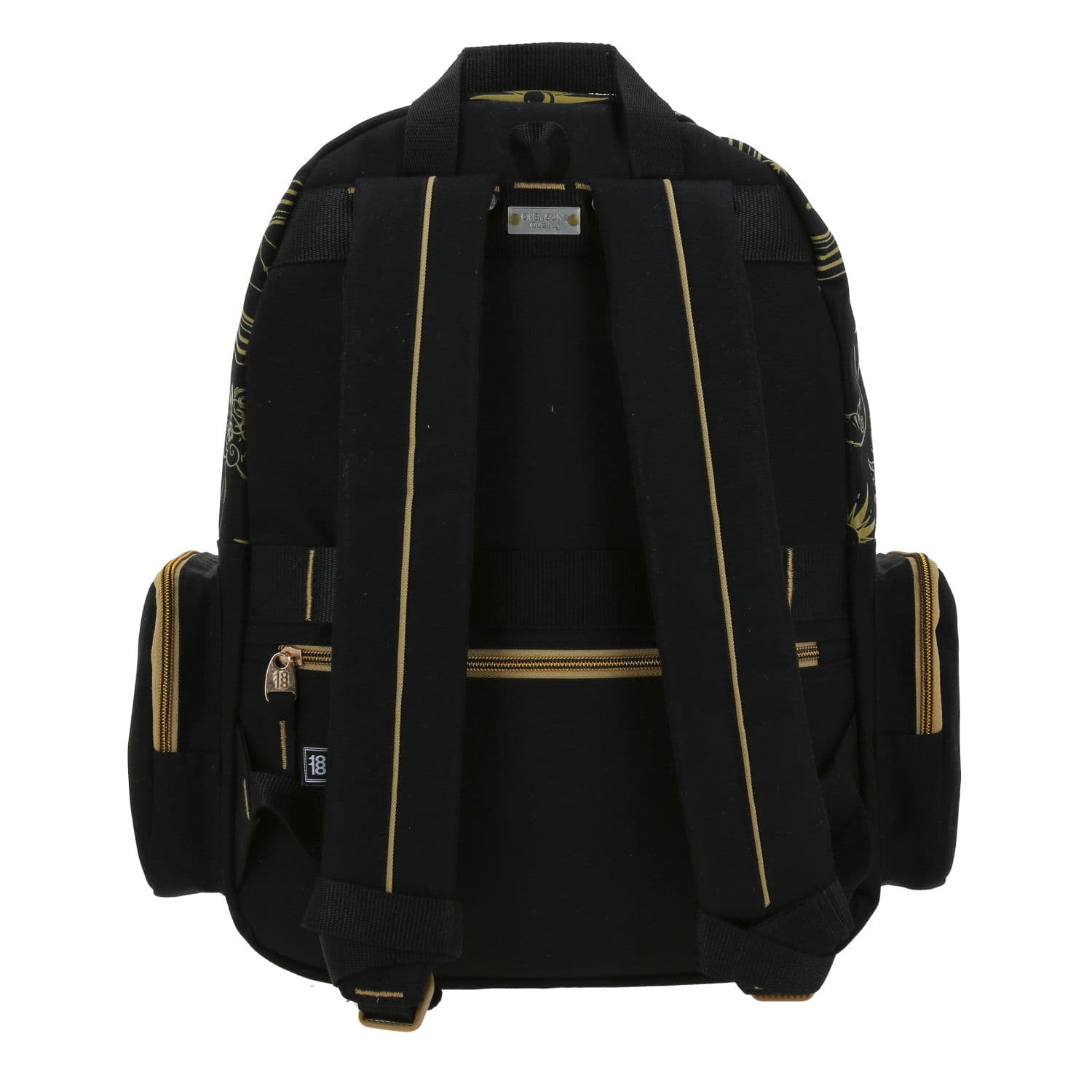 Mochila escolar juvenil 1818 by Chenson negra con amplio compartimento 4