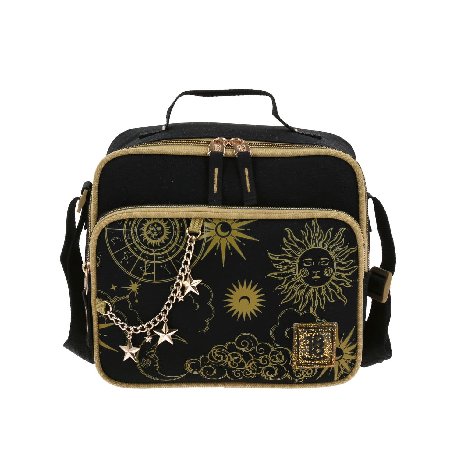 Lonchera escolar térmica 1818 by Chenson negra para jóvenes | Estilo y funcionalidad