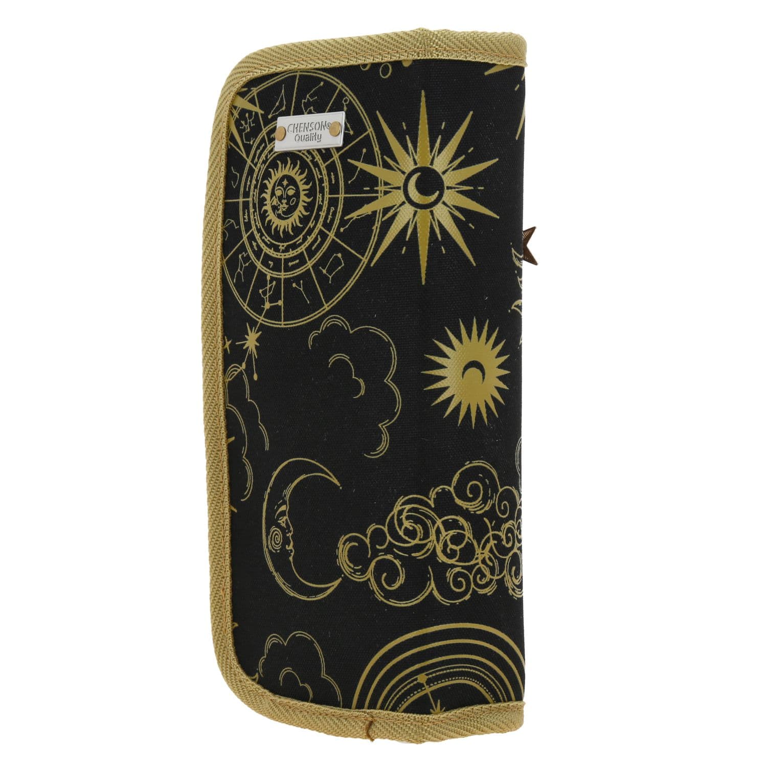 Lapicera escolar 1818 by Chenson negra con amplio compartimento 5