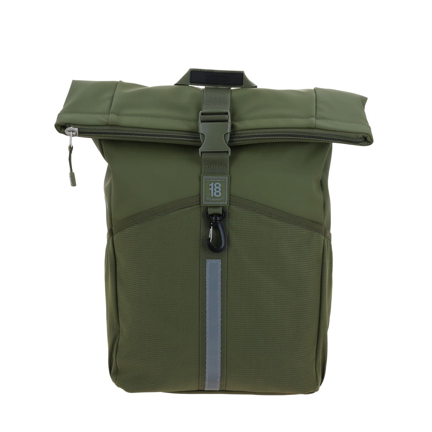 Mochila juvenil 1818 by Chenson verde seco con compartimento amplio