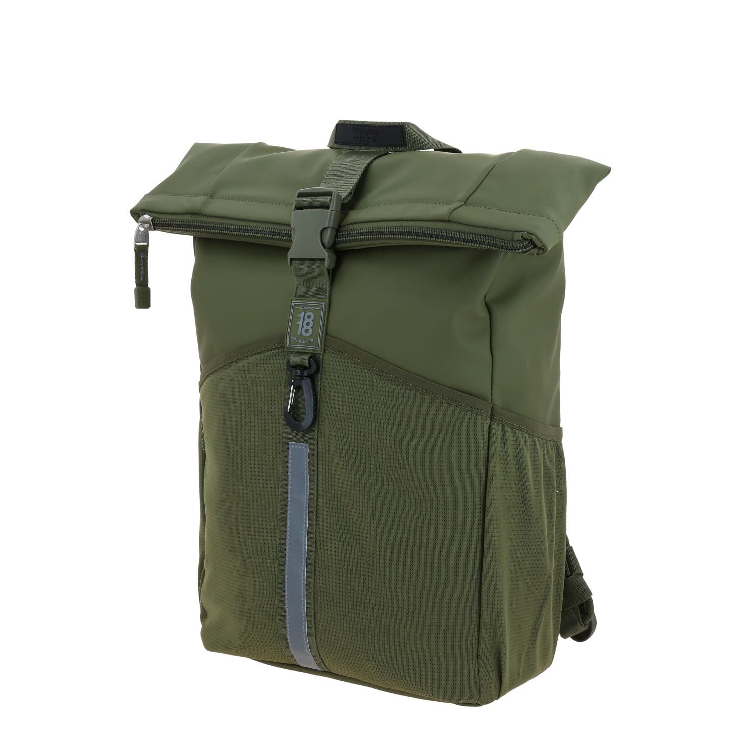 Mochila juvenil 1818 by Chenson verde seco con compartimento amplio 2