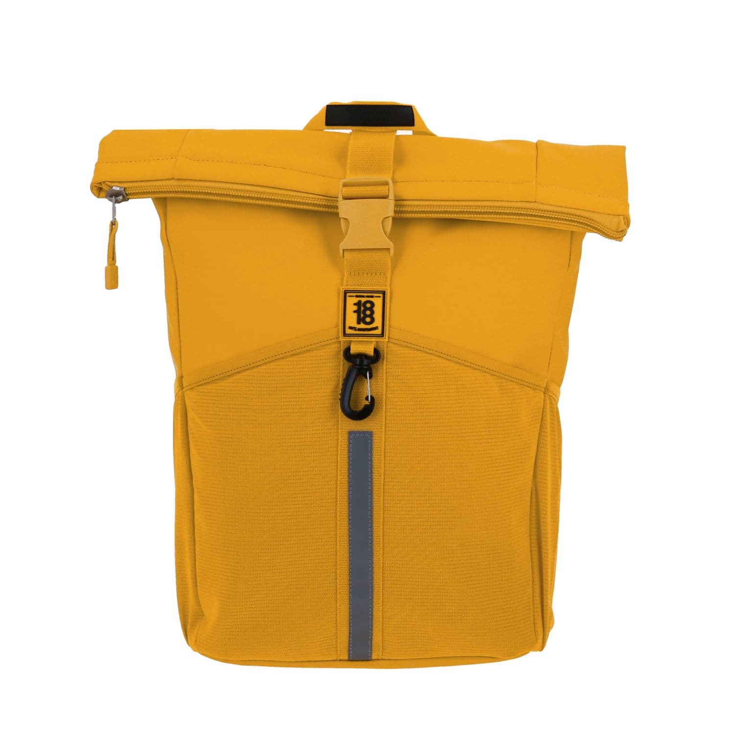 Mochila escolar juvenil 1818 by Chenson amarilla con compartimento amplio