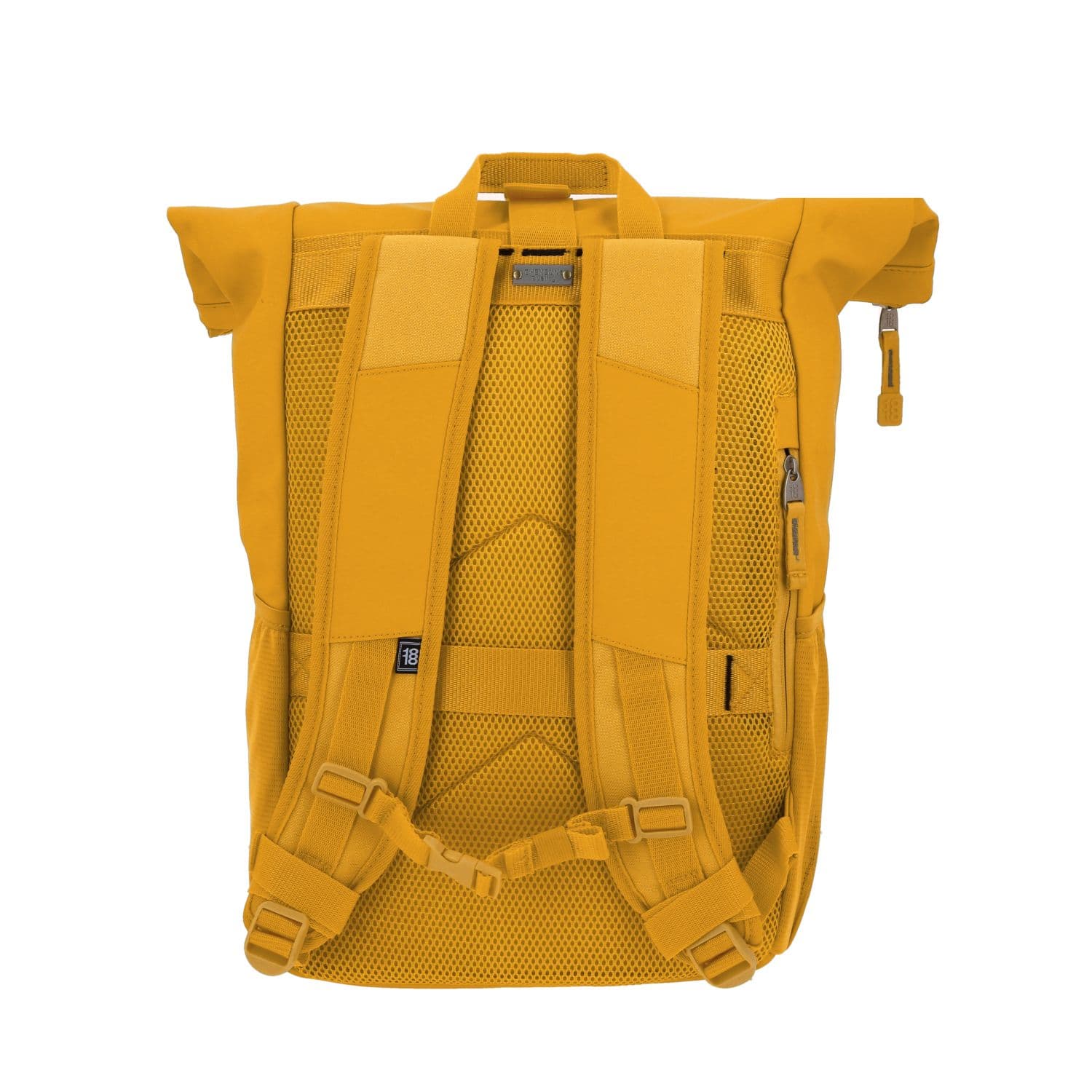 Mochila escolar juvenil 1818 by Chenson amarilla con compartimento amplio 4