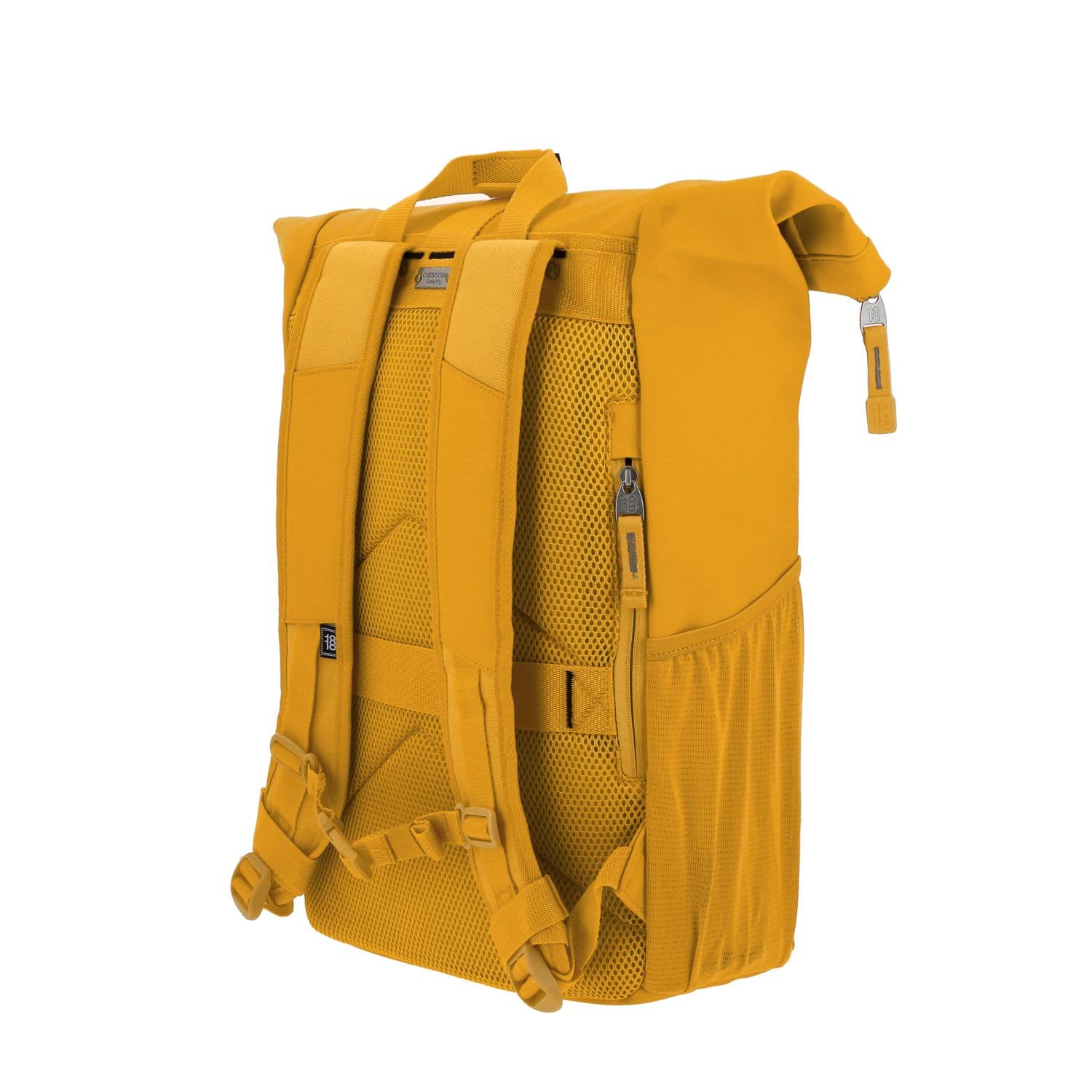 Mochila escolar juvenil 1818 by Chenson amarilla con compartimento amplio 5