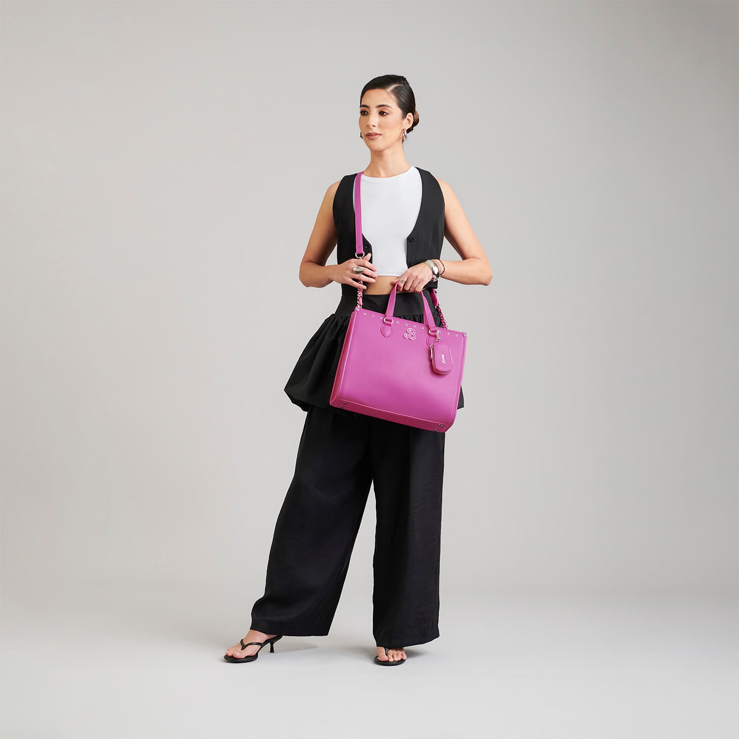 Bolsa de Mano para Dama Barbie by Chenson Color Rosa Estilo Único - vista 2