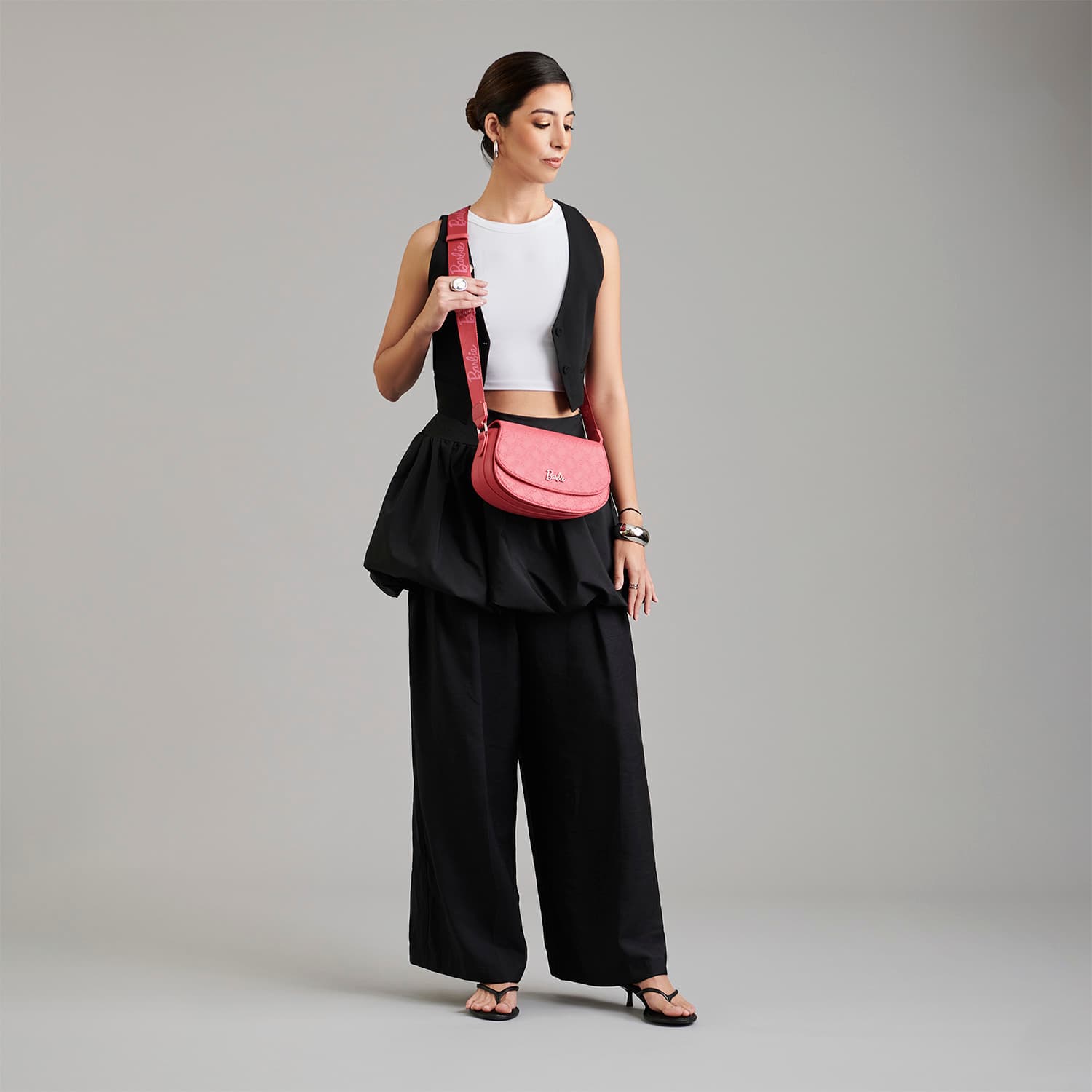 Bolsa de Lado Barbie by Chenson Rosa Estilo y Funcionalidad para Dama - vista 2