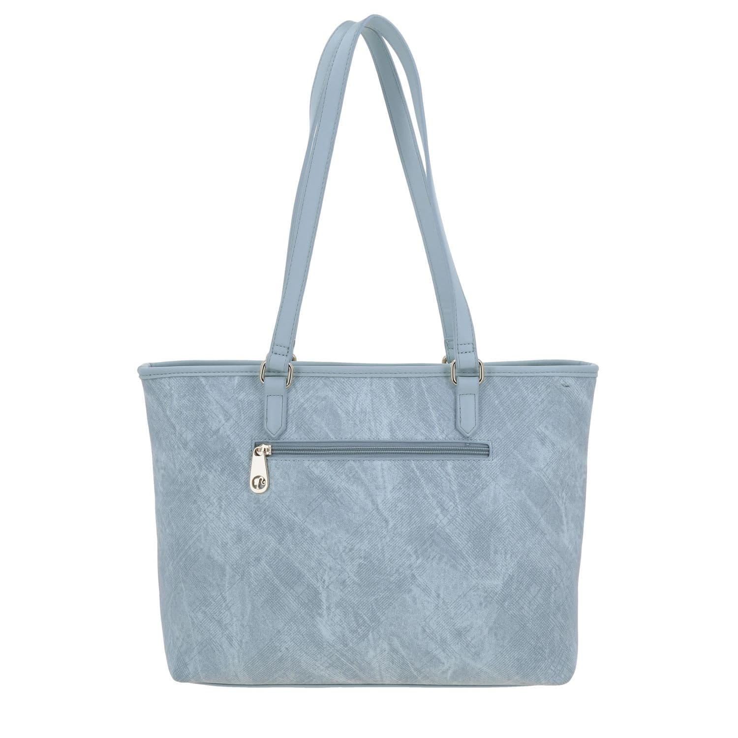 Bolsa grande para dama Barbie by Chenson azul con compartimento seguro 4