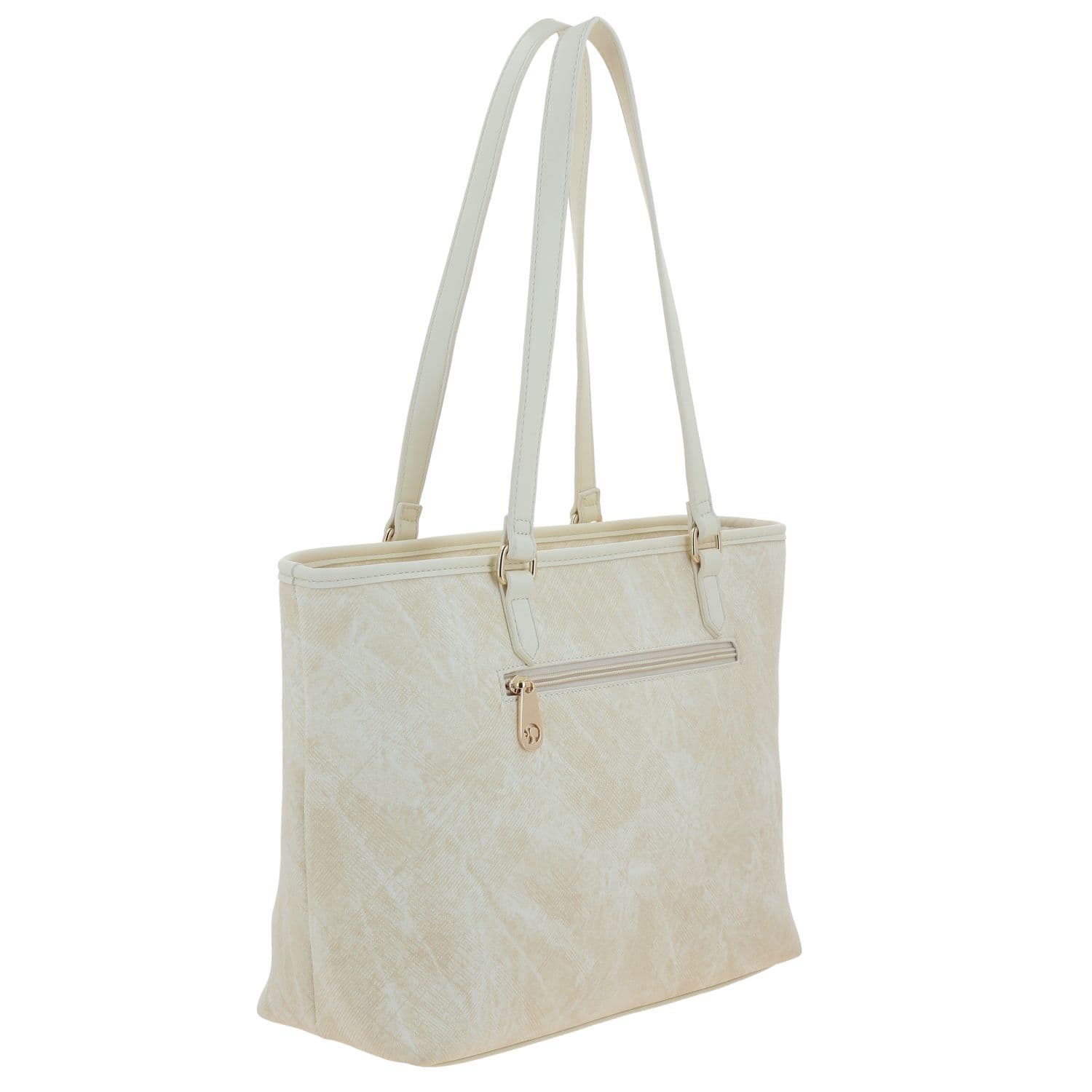 Bolsa grande para dama Barbie by Chenson Amarillo con compartimentos 3