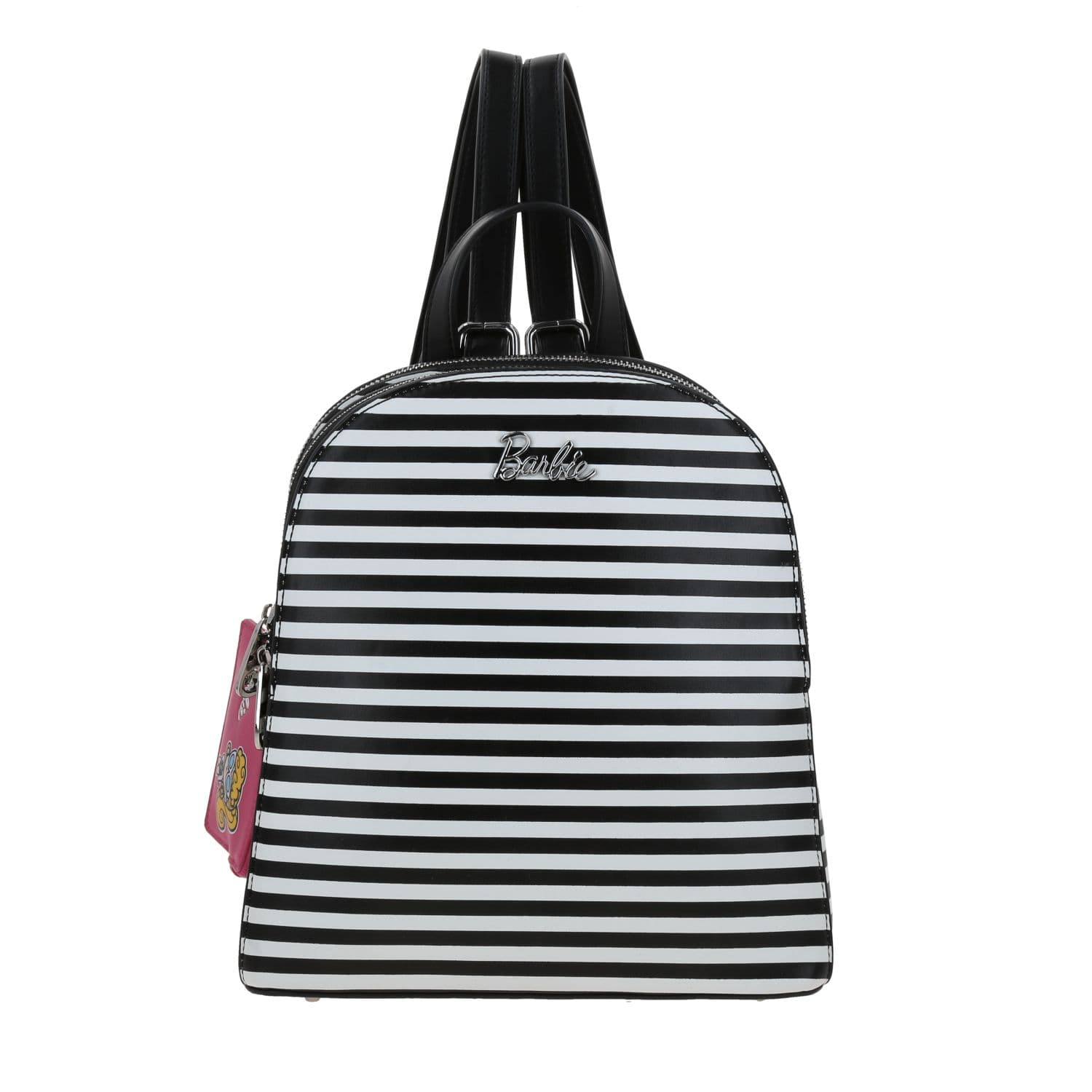 Mochila casual para dama Barbie by Chenson negra con doble compartimento