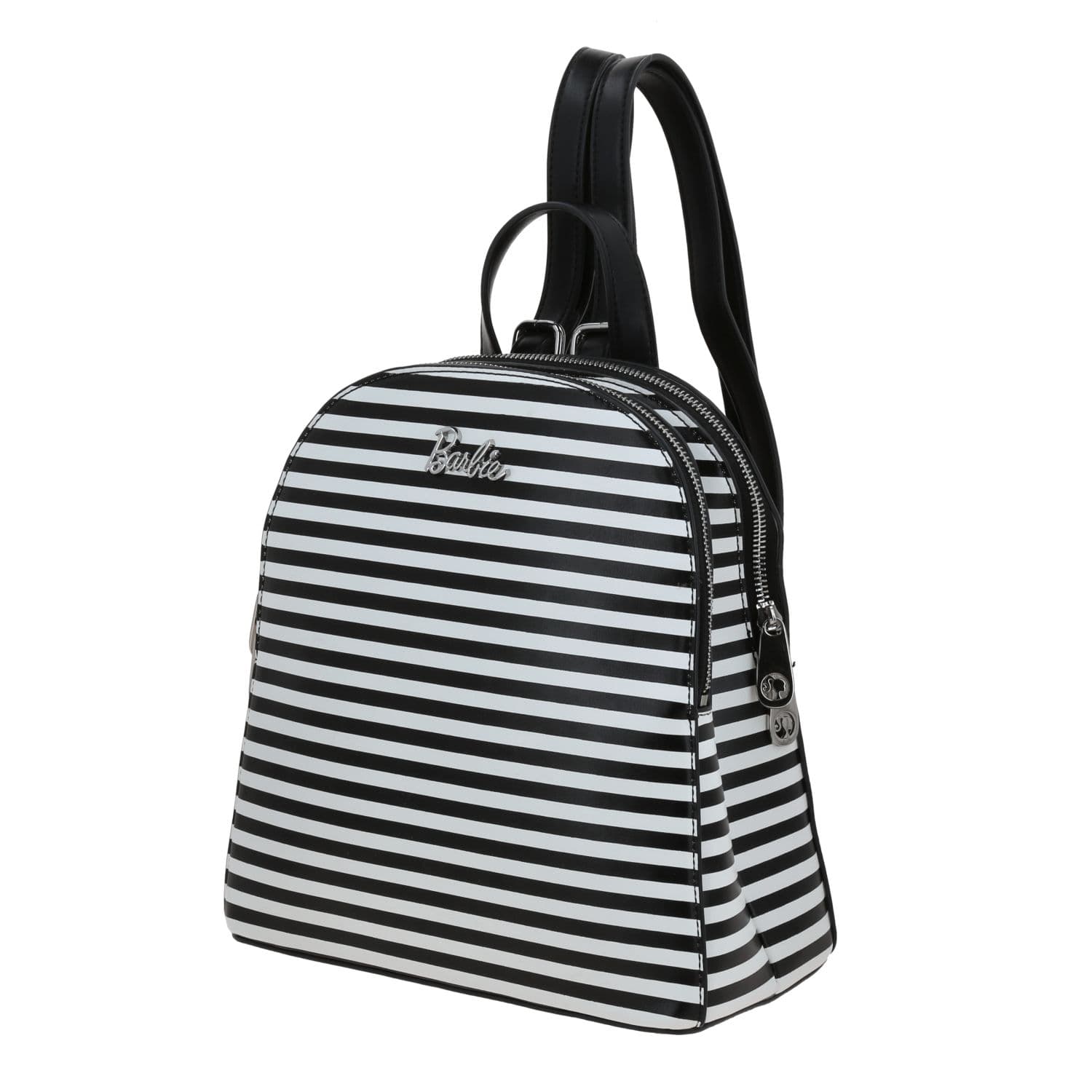 Mochila casual para dama Barbie by Chenson negra con doble compartimento 2