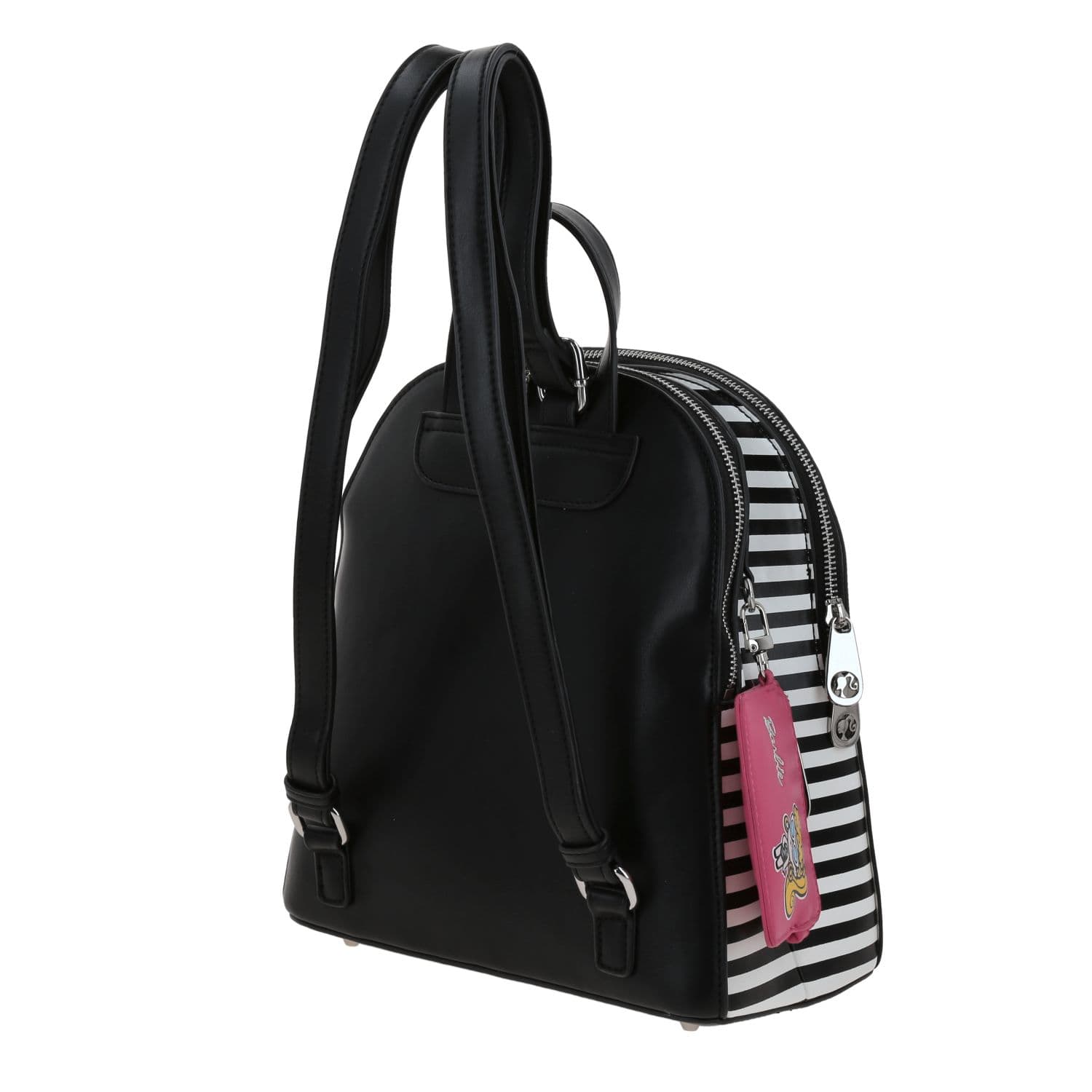 Mochila casual para dama Barbie by Chenson negra con doble compartimento 5