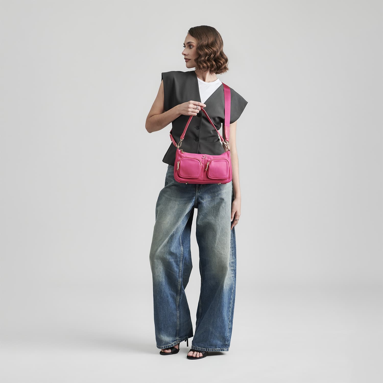 Bolsa de Mano para Dama Barbie by Chenson Rosa Estilo y Funcionalidad - vista 2