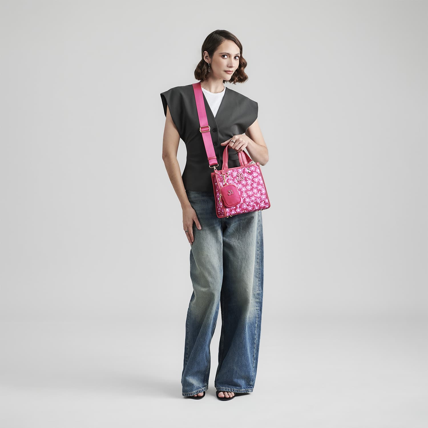 Bolsa de Mano para Dama Barbie by Chenson Rosa con Estilo Funcional - vista 2