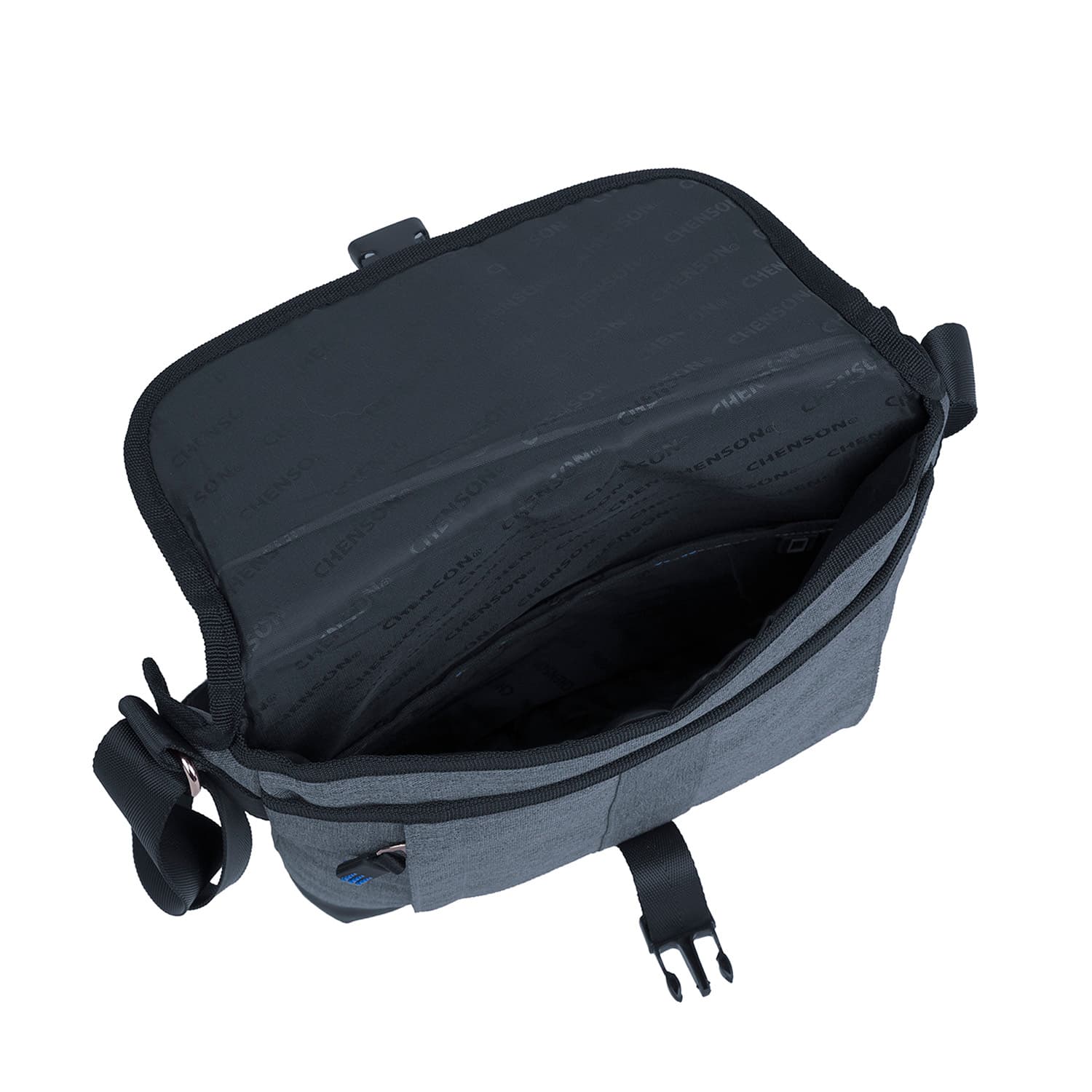 Bolsa de lado gris Chenson Clásico para dama - Diseño elegante y funcional - vista 2