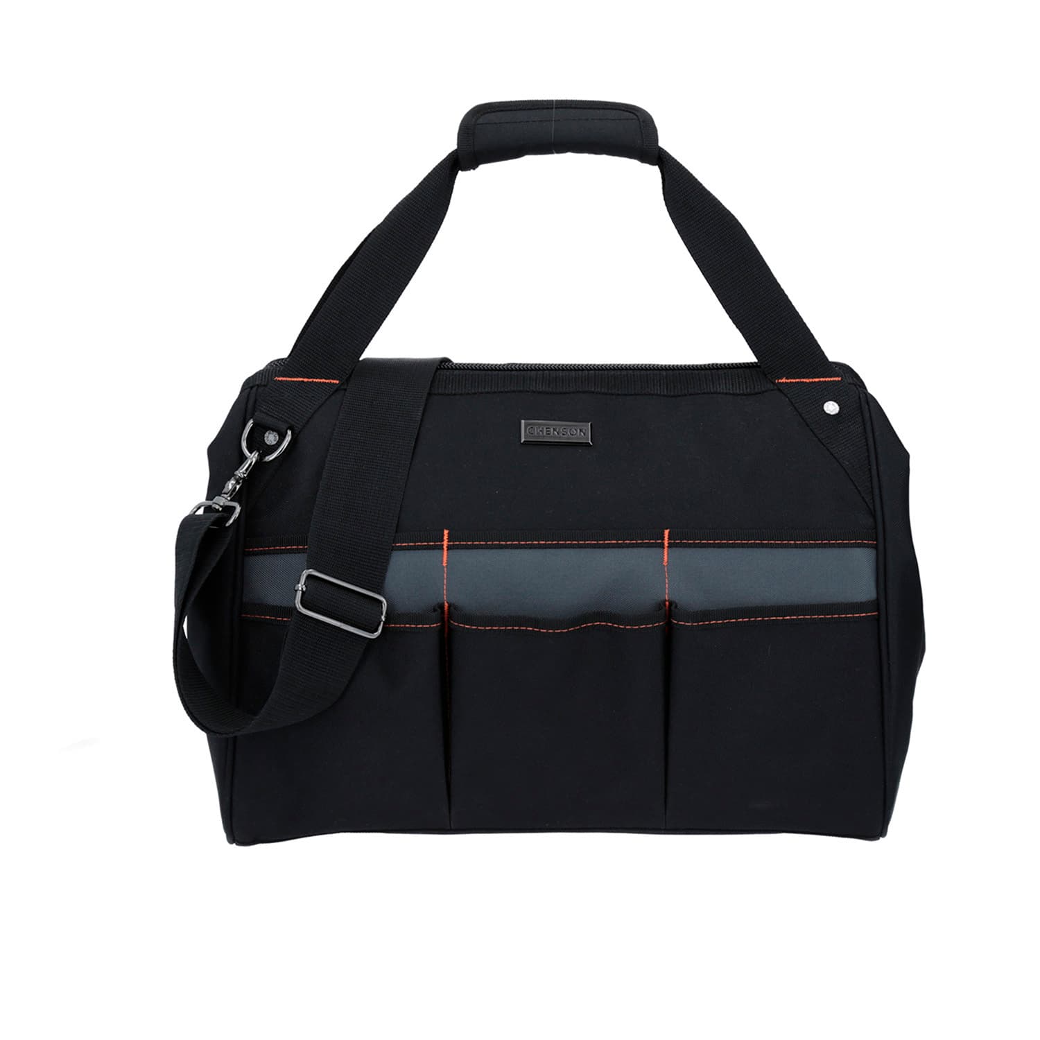 Bolsa de mano Chenson Clásico negra con organizadores externos