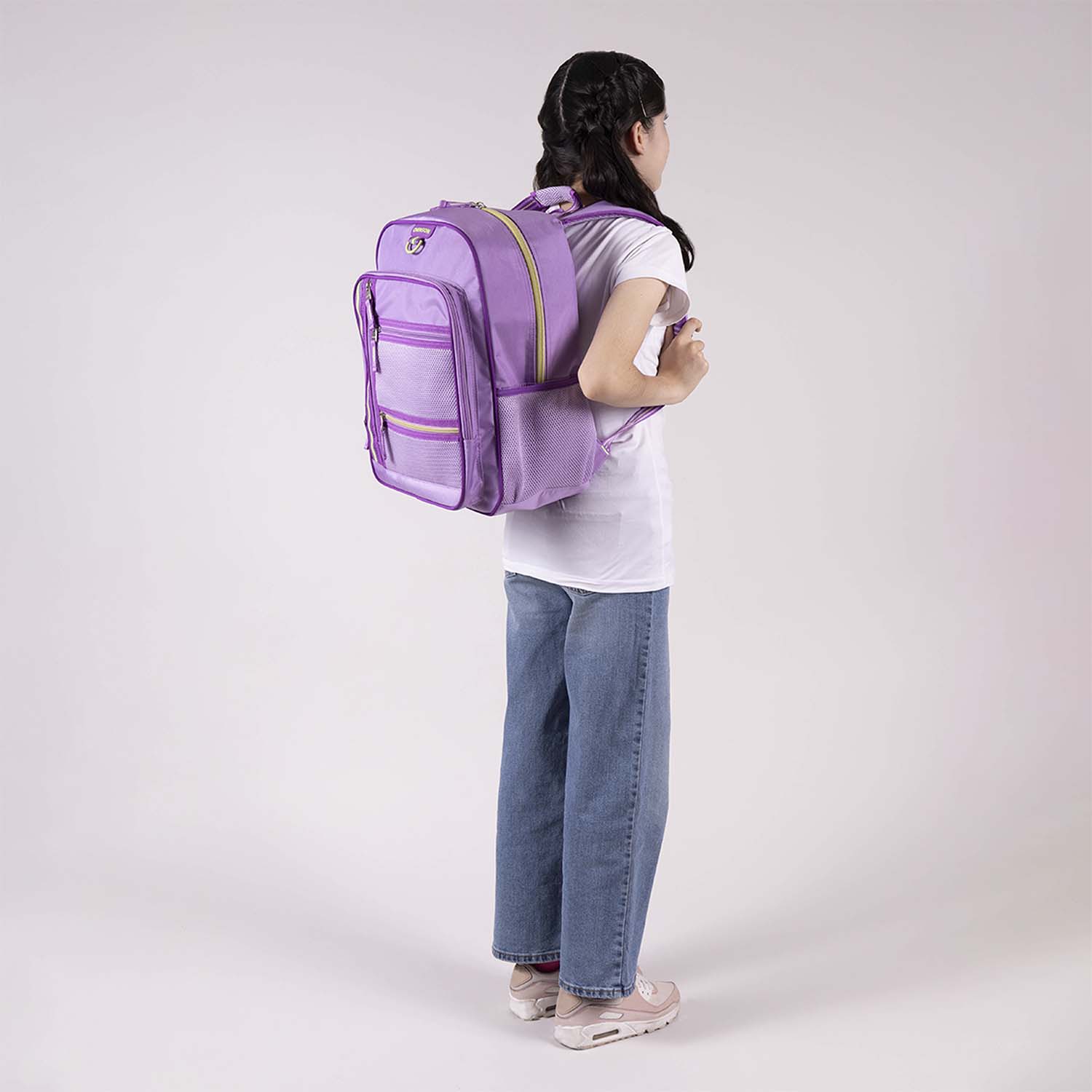 Mochila escolar Chenson Clásico Uva para secundaria con diseño moderno - vista 2