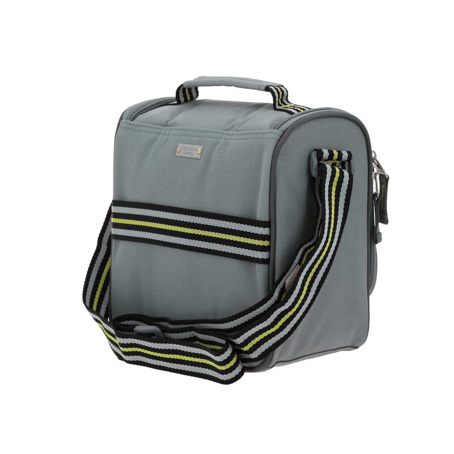 Lonchera escolar térmica Chenson Clásico gris con diseño práctico 5