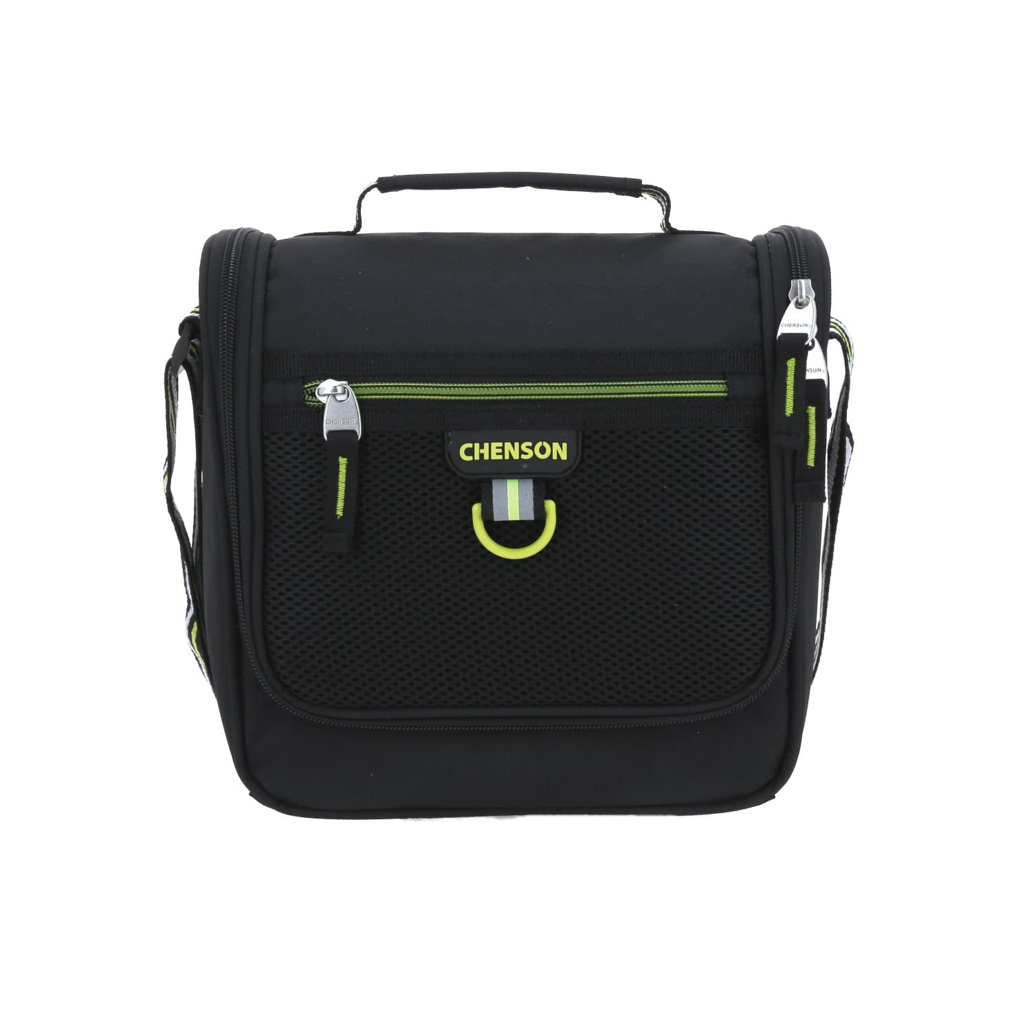 Lonchera escolar térmica Chenson Clásico negra con diseño elegante