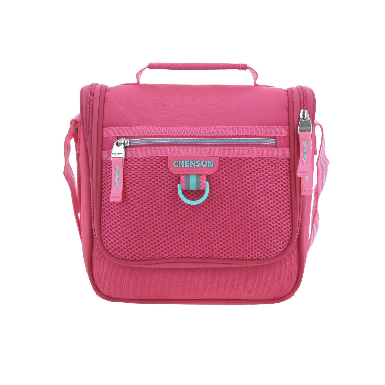 Lonchera escolar térmica Chenson Clásico rosa con diseño práctico