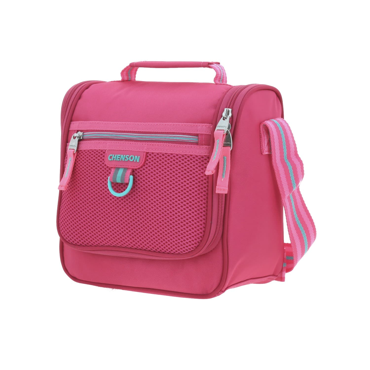 Lonchera escolar térmica Chenson Clásico rosa con diseño práctico 2